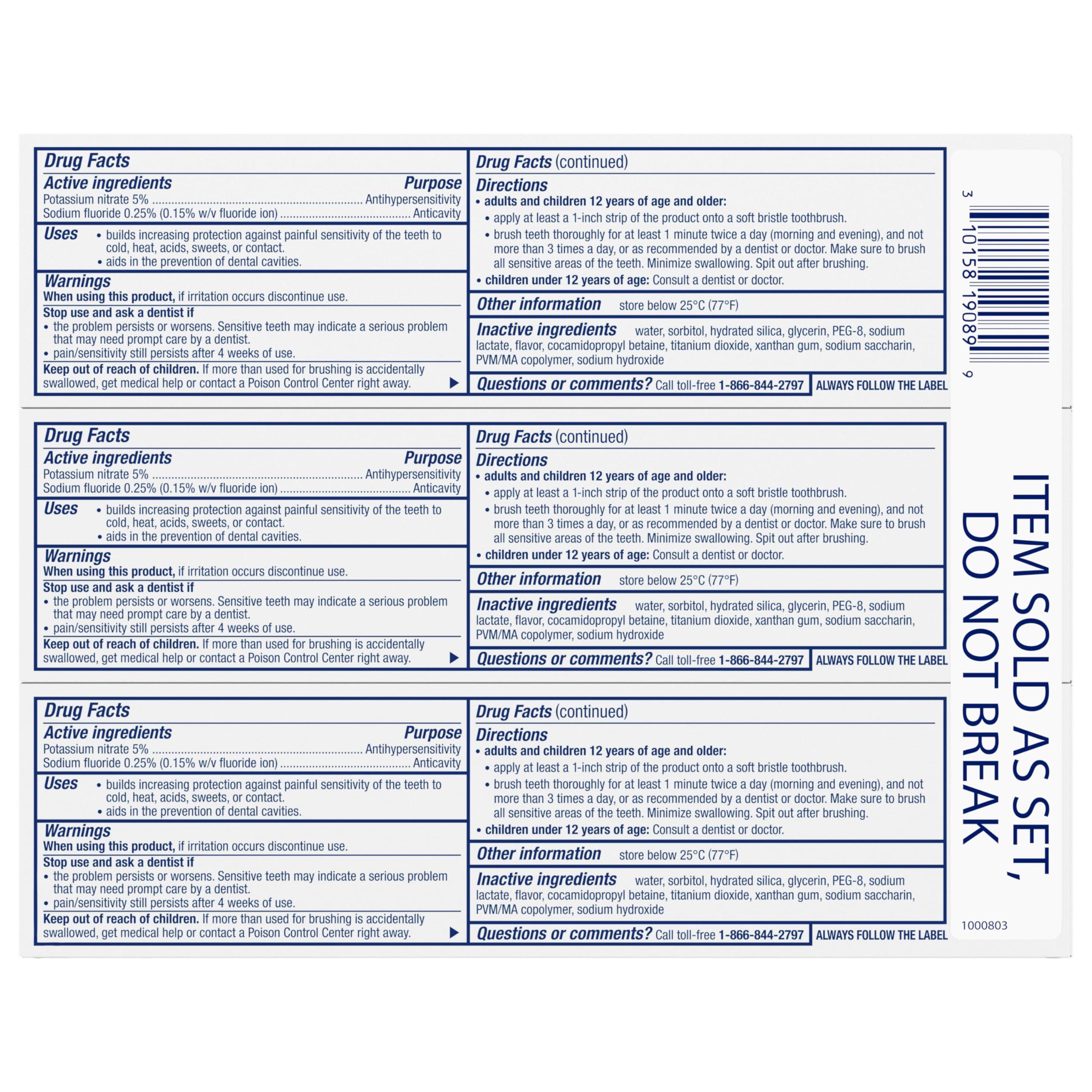 Sensodyne Pronamel Intensive Enamel Repair Toothpaste for Sensitive Teeth, to Reharden and Strengthen Enamel, Extra Fresh - 3.4 Ounces (Pack of 4) - Image 8