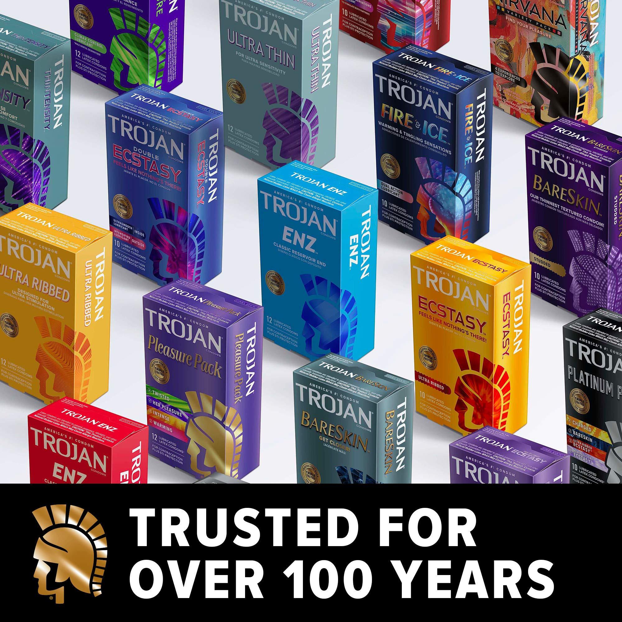 Trojan Magnum Thin Large Size Lubricated Condoms - 12 Count (Pack of 1) - Image 7