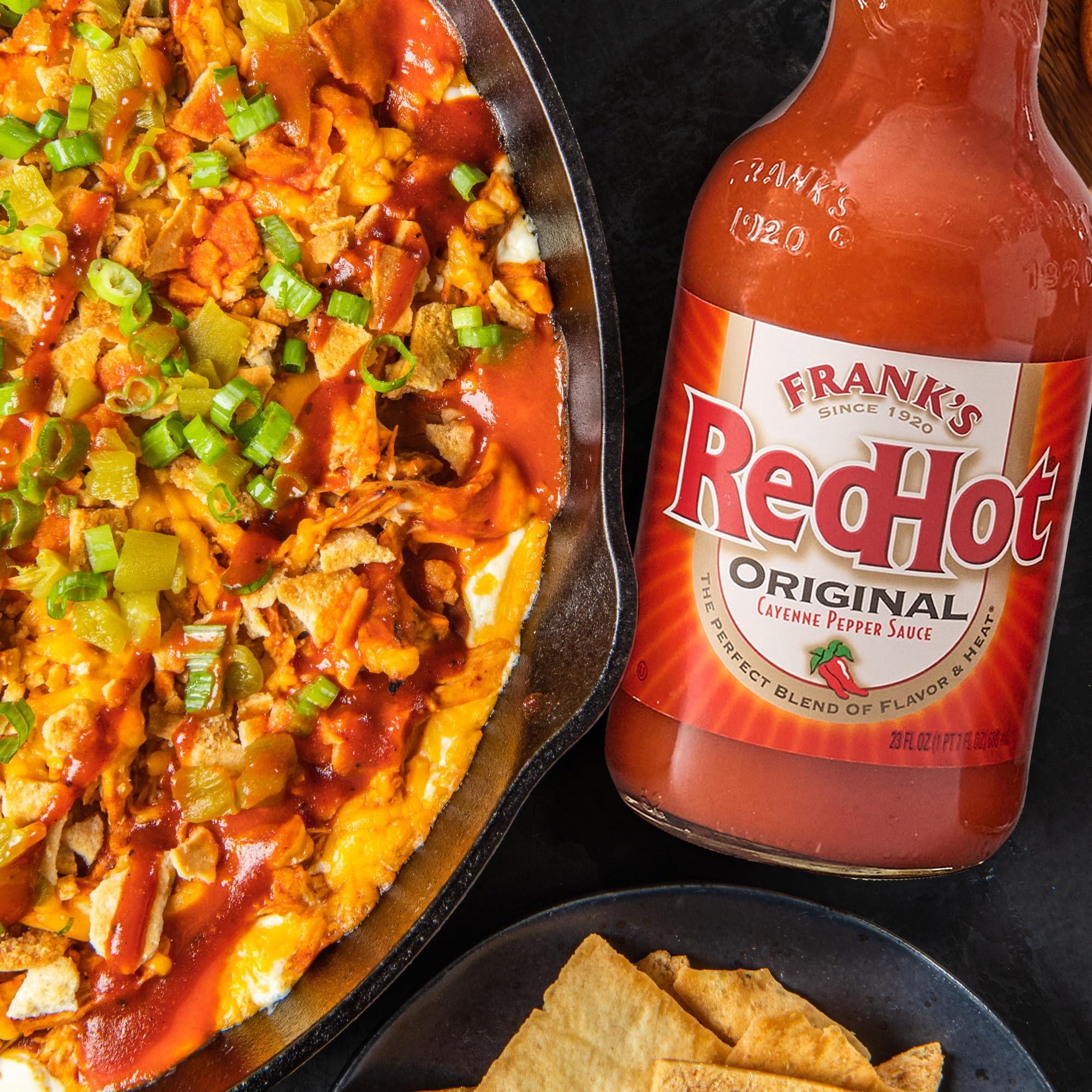 Frank's RedHot Original Cayenne Pepper Hot Wing Sauce, 23 fl oz - Image 18