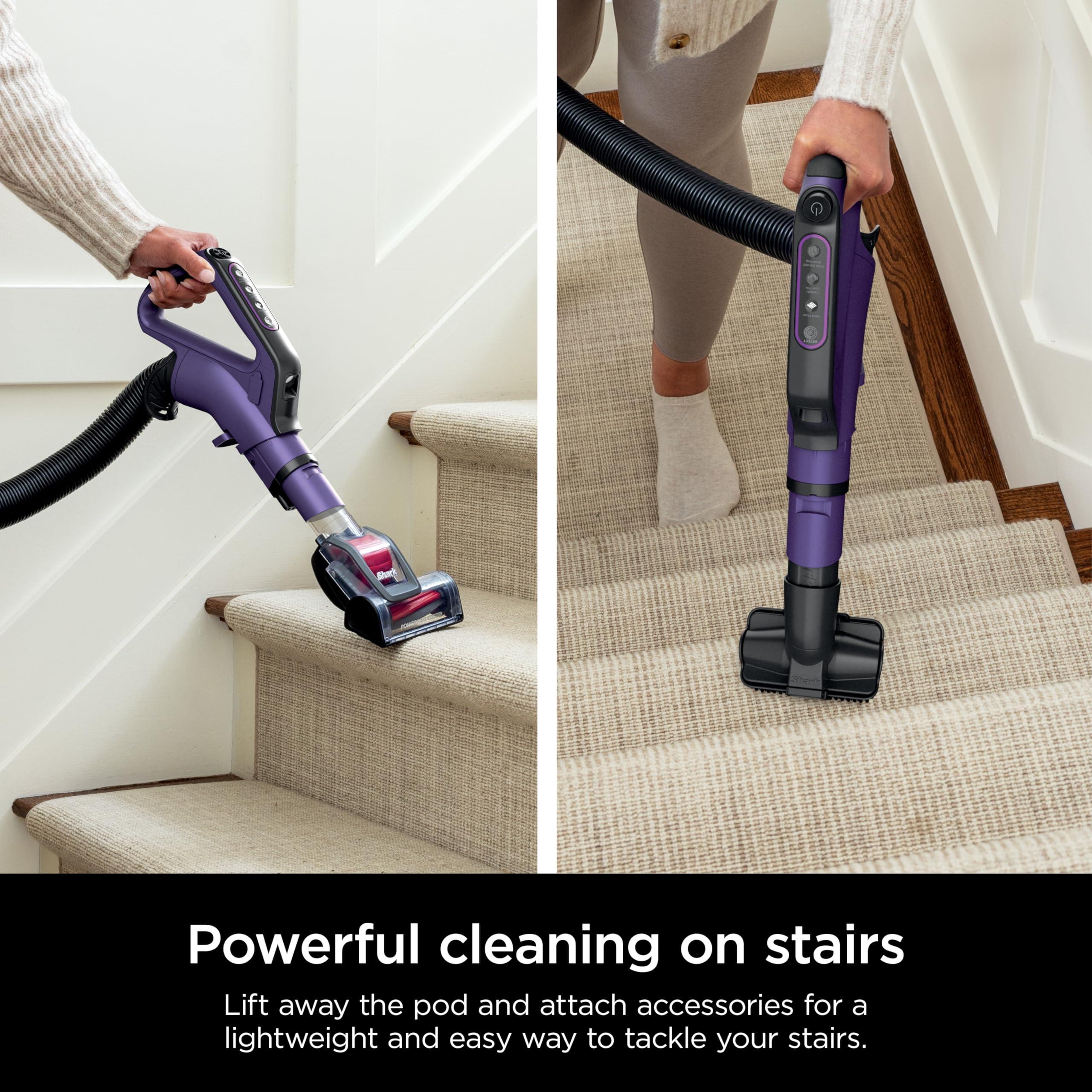 Shark POWERDETECT Upright Vacuum Cleaner with HEPA Filter, Heavy Duty Vacuum with Powerful Suction for Pet Hair Pickup, DuoClean Technology, Powered Lift-Away, Ideal for Carpets & Hardfloors, AZ4002 - Image 13