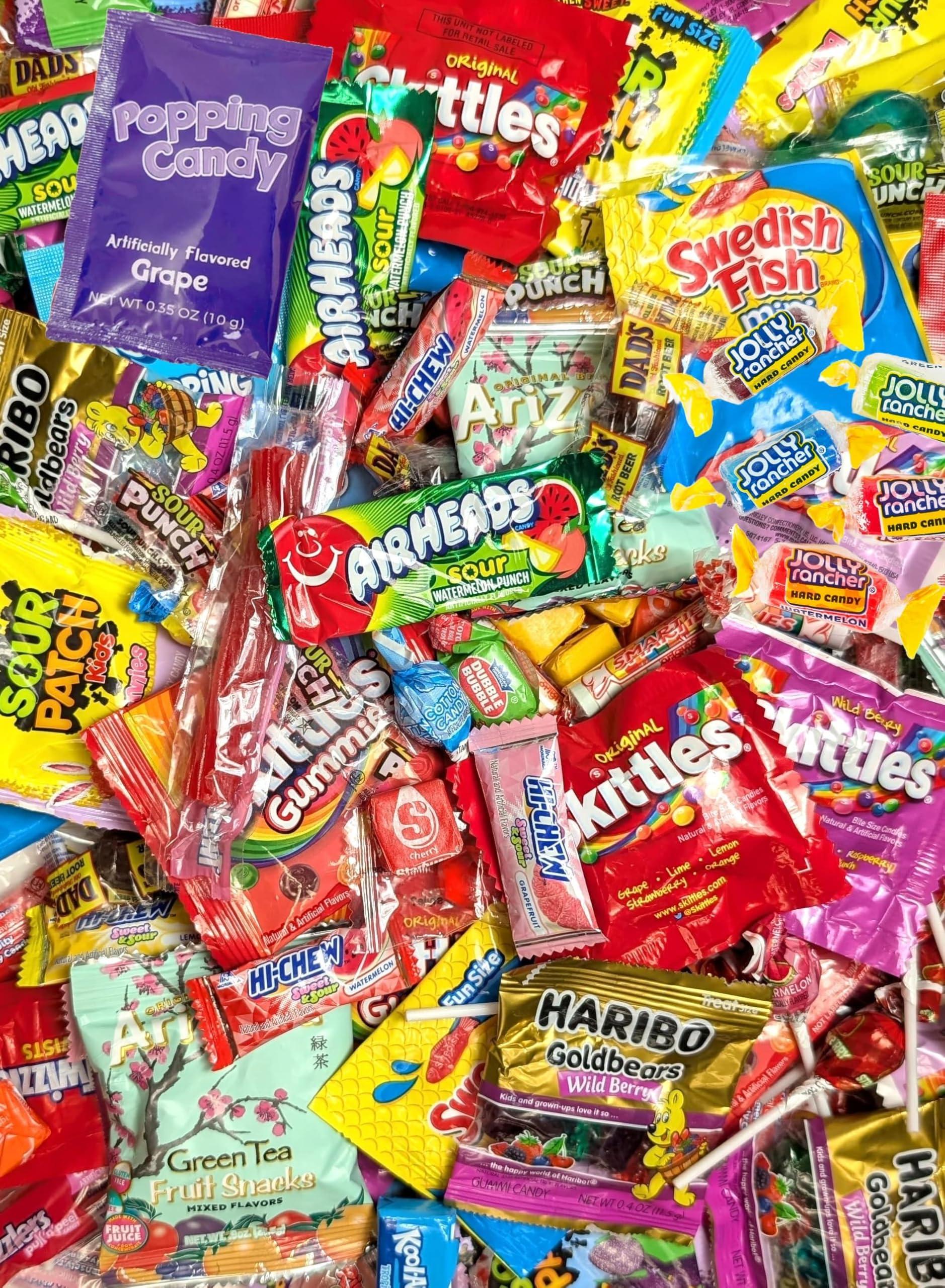 Ultimate Assorted Candy Party Mix - 2 LB Bag - Mega Variety Bulk Assortment - Individually Wrapped Candy - –Queen Jax - - Variety Pack