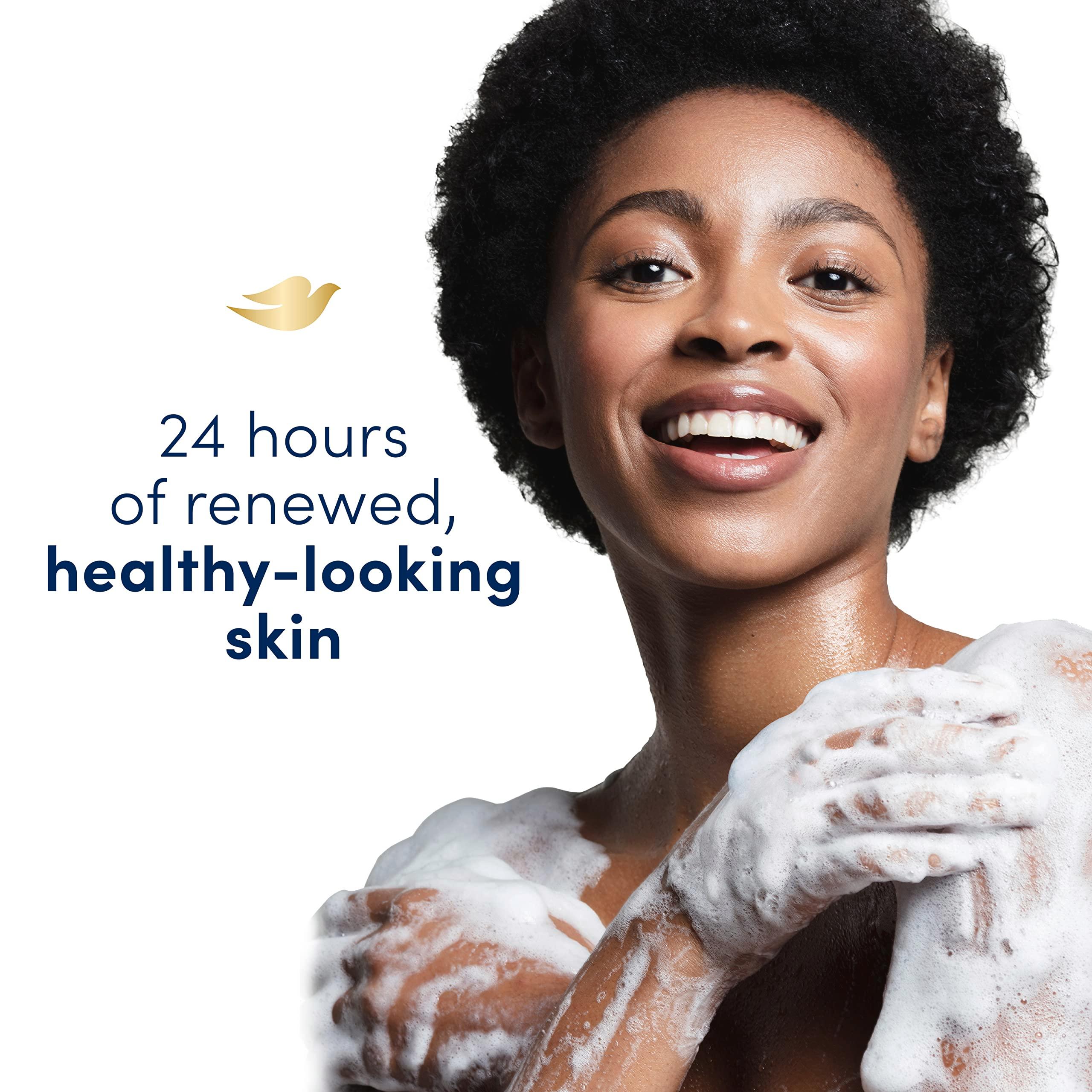 Dove Body Wash Dryness Relief Jojoba Oil 4 Count for Renewed, Healthy-Looking Skin Gentle Skin Cleanser with 24hr Renewing MicroMoisture 20 oz - Image 5