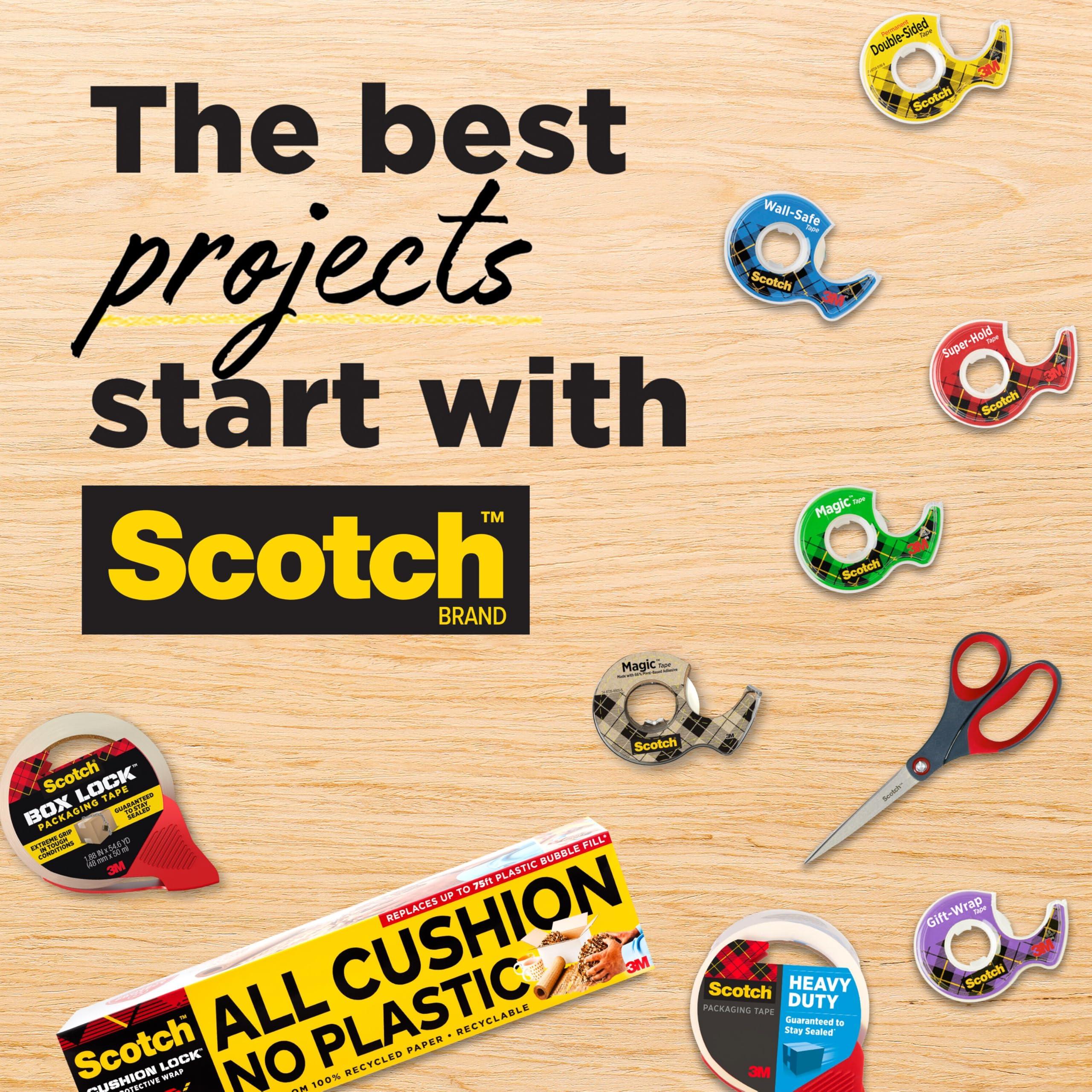 Scotch Classic Desktop Tape Dispenser, Black, 1-inch Core, Made from 100% Recycled Plastic, 1 Dispenser - Image 9