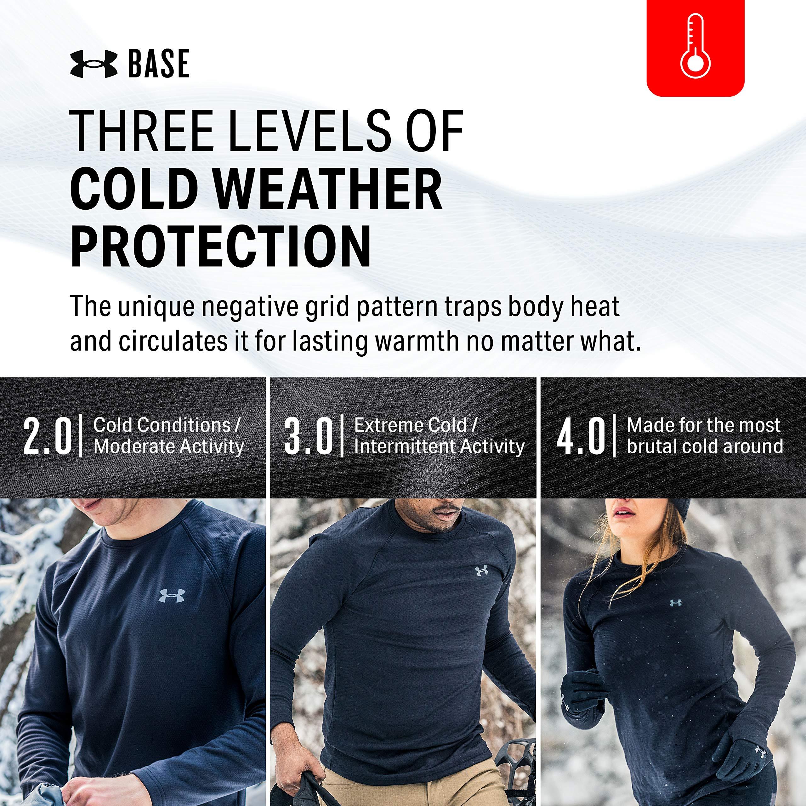 Under Armour Women's ColdGear® Base 4.0 Crew XL Black - Image 7