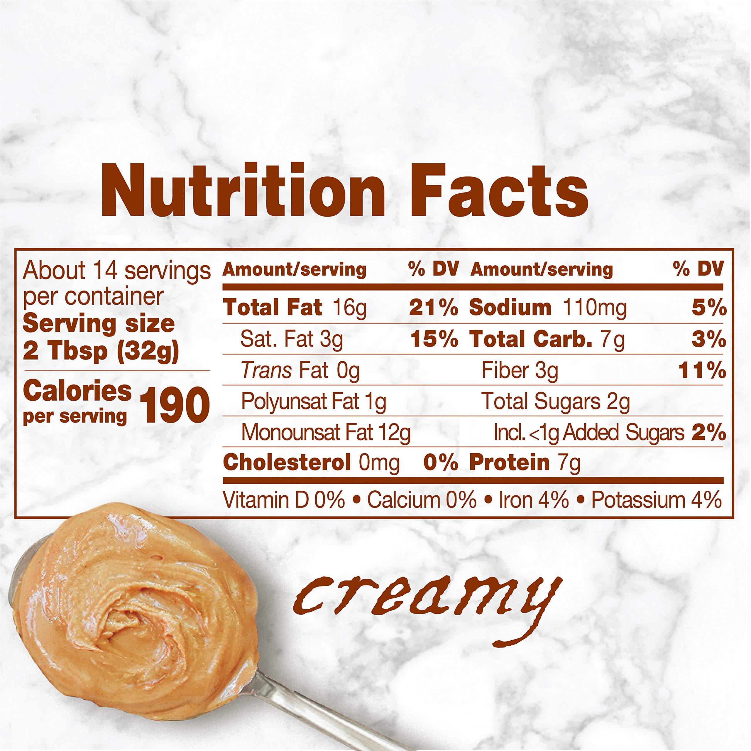 Earth Balance Creamy Peanut Butter and Flaxseed Spread, Vegan and Gluten Free, 16 oz - Image 2