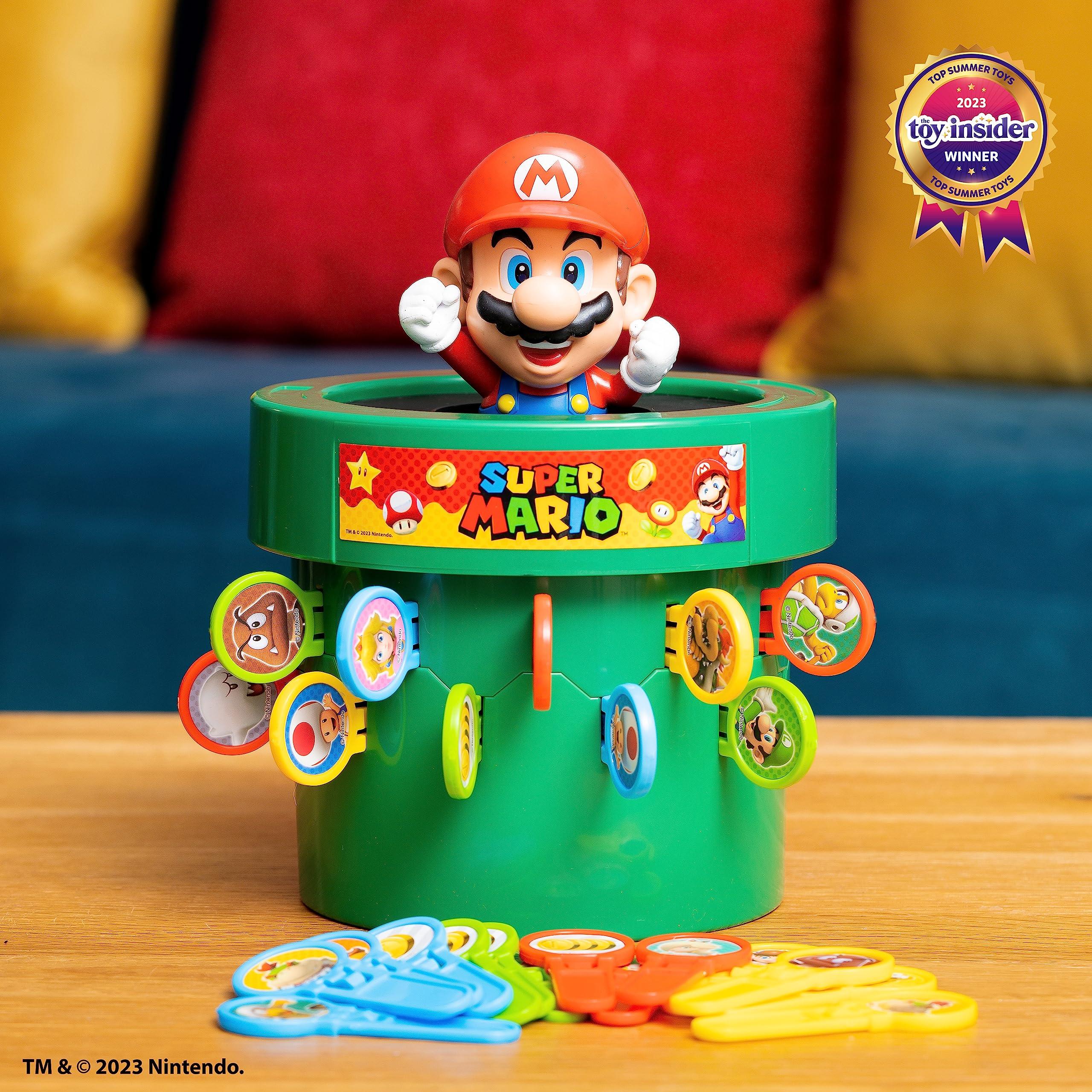 TOMY Pop Up Super Mario Board Game - Family and Preschool Kids Games for Family Game Night - Kids Activities and Super Mario Toys - Girls and Boys Games - 2-4 Players - Ages 4 Years and Up - Image 2