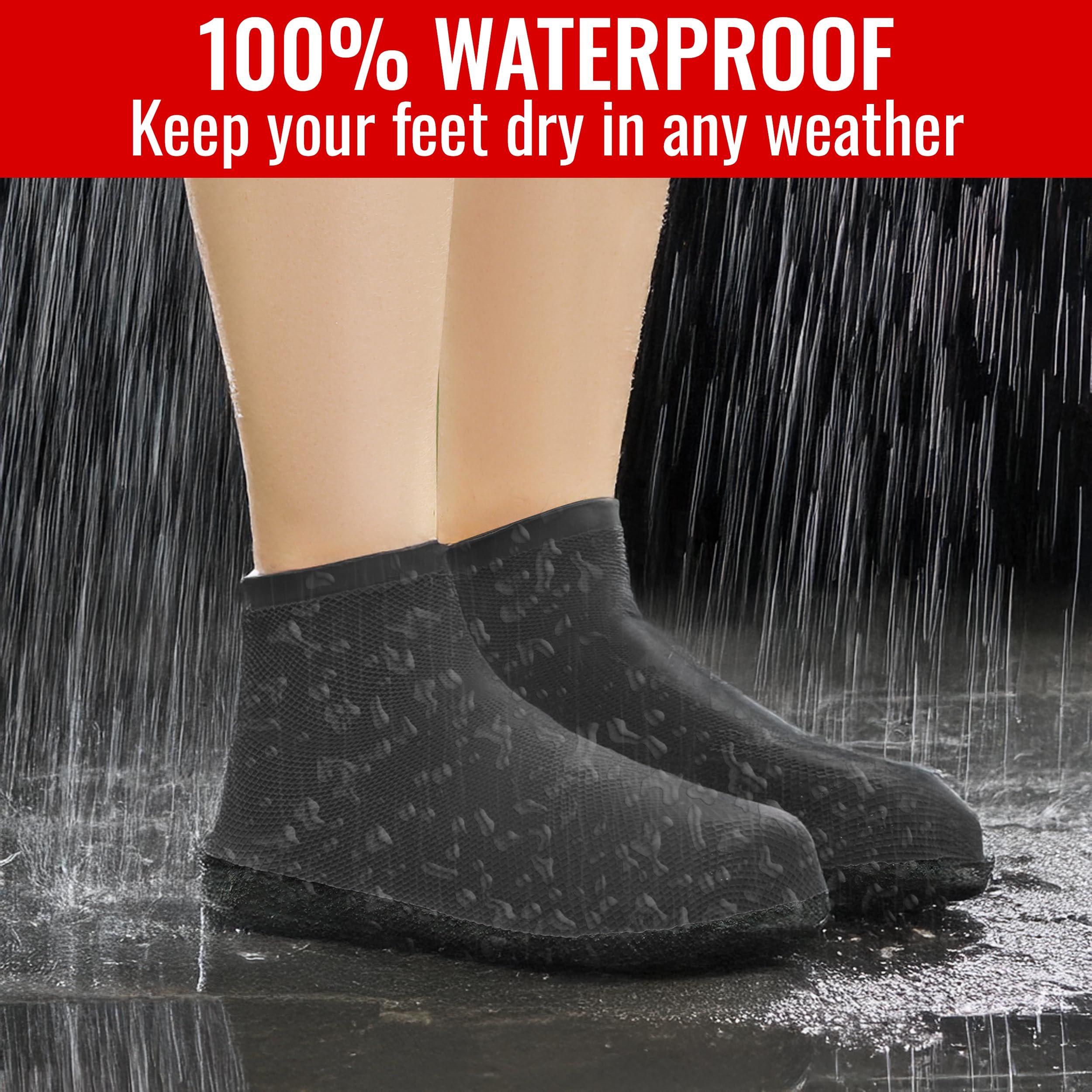 Galashield Rain Shoe Covers | Waterproof Shoe Covers for Men Women | Reusable Galoshes Overshoes - Image 5