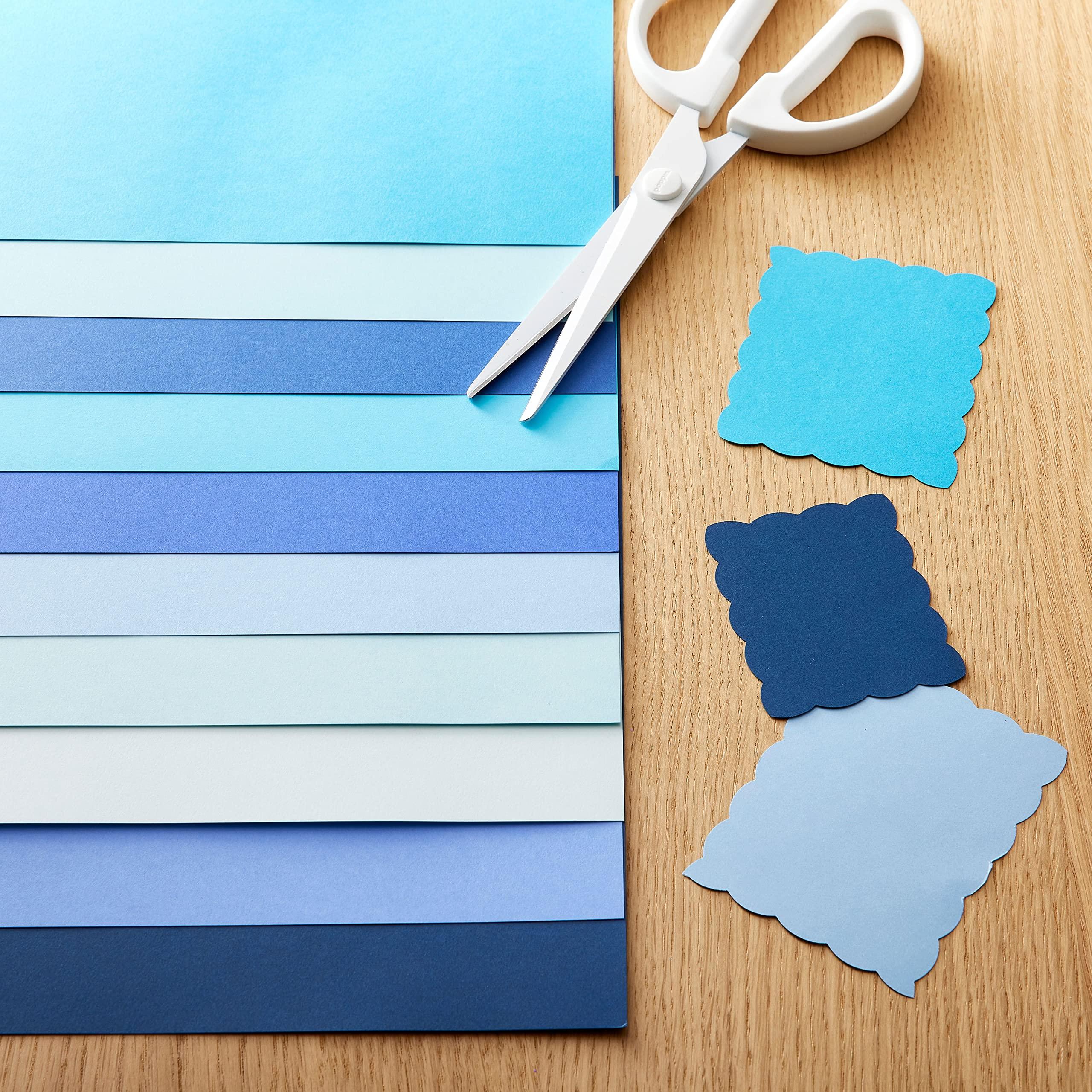 100 Sheets Blue Palette 12" x 12" Cardstock Paper by Recollections - Acid and Lignin Free Paper for Scrapbooks, Arts & Crafts - 1 Pack - Image 2