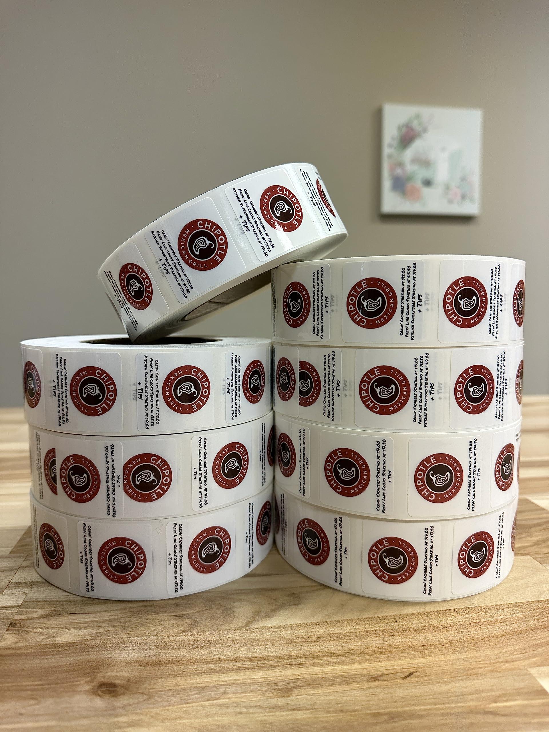 Customize Your own Stickers/Labels with Any Design and Logo-Personalize Your Business stickers-50+ roll Variety of Shapes, Sizes, Backgrounds, and Text Options - Image 8
