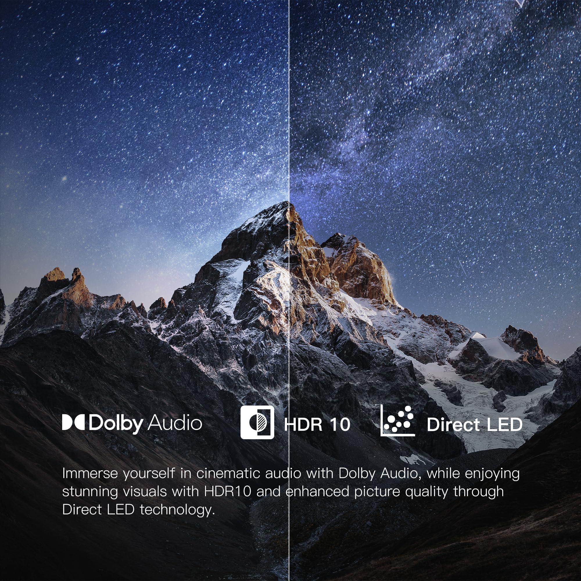 FPD Palette-Series CG32-P3 32-inch Smart TV with Google TV, Google Play, Google Cast Built-in, Stream Live TV, HD 720p, 2024 Model, HDR 10, Dolby Audio, Voice Remote - Image 4