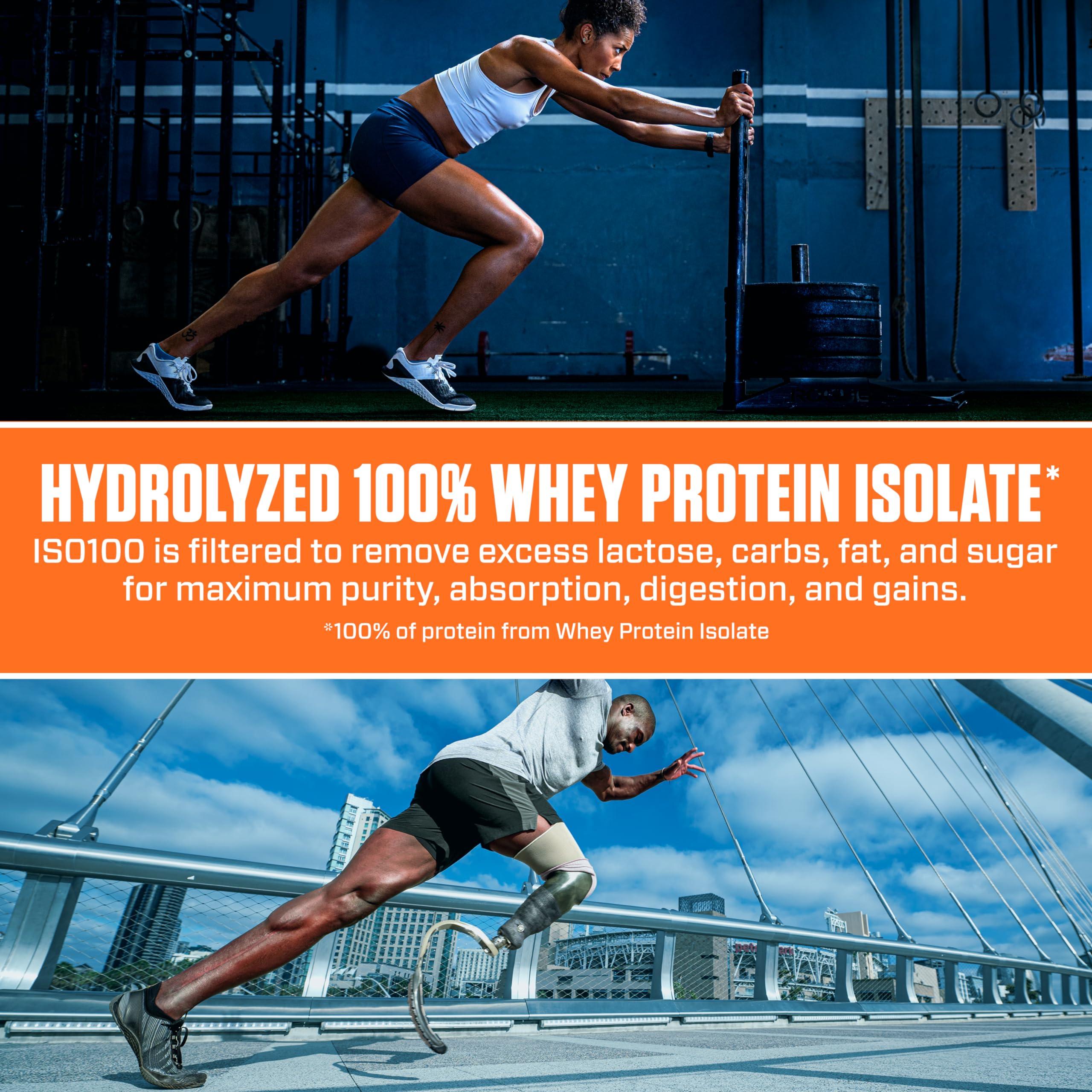 Dymatize x Fruity Pebbles ISO100 Whey Protein Powder Isolate, 25g of Protein, 20 Servings, 5.5g BCAAs, 120 Cal., Gluten Free, 1g Fat, 1g Sugar, 2g Carb - Image 7