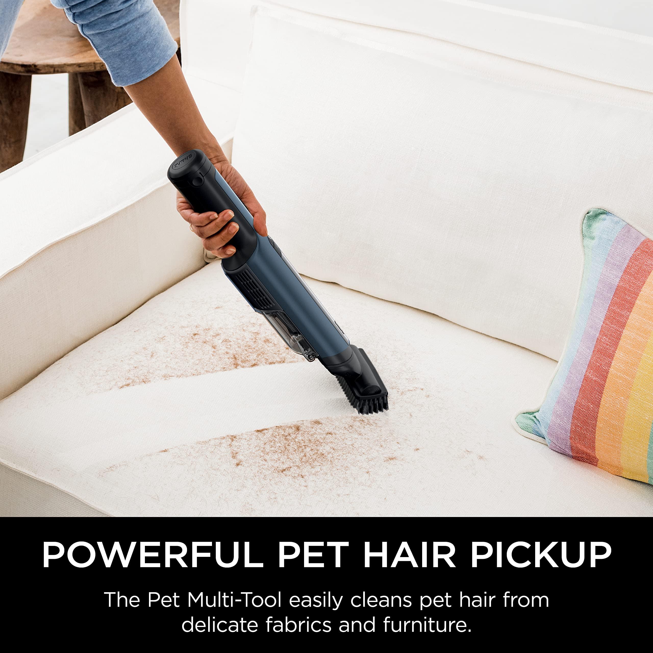 Shark WV410BL WANDVAC Cordless Hand Vacuum, Ultra-Lightweight & Portable with Powerful Suction & Tools for Pets, Designed for Car & Home, Dark Blue - Image 6