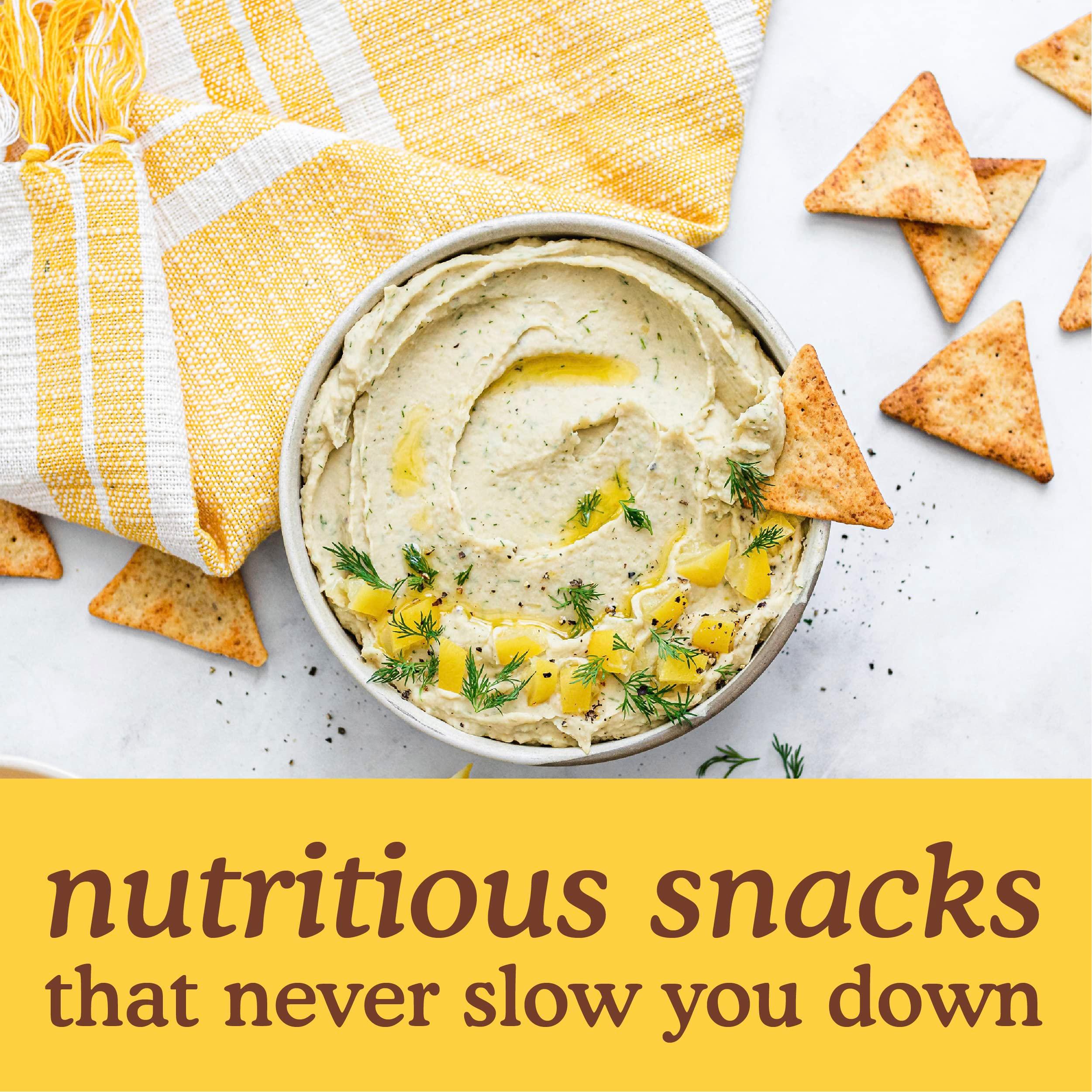 Simple Mills Veggie Pita Crackers, Himalayan Salt - Gluten Free, Vegan, Healthy Snacks, Paleo Friendly, 4.25 Ounce (Pack of 1) - Image 7