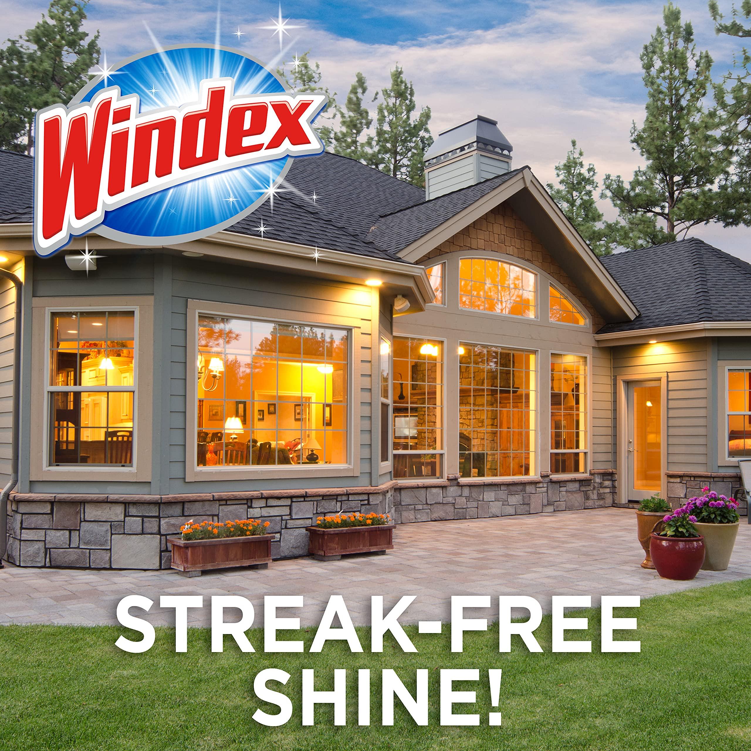 Windex Outdoor Window and Glass Cleaner for Hose Ammonia Free, Concentrated Formula for Deep Outdoor Clean, Patio Cleaner, Compatible With All Hoses, 32 Fl Oz (Pack of 2) - Image 2