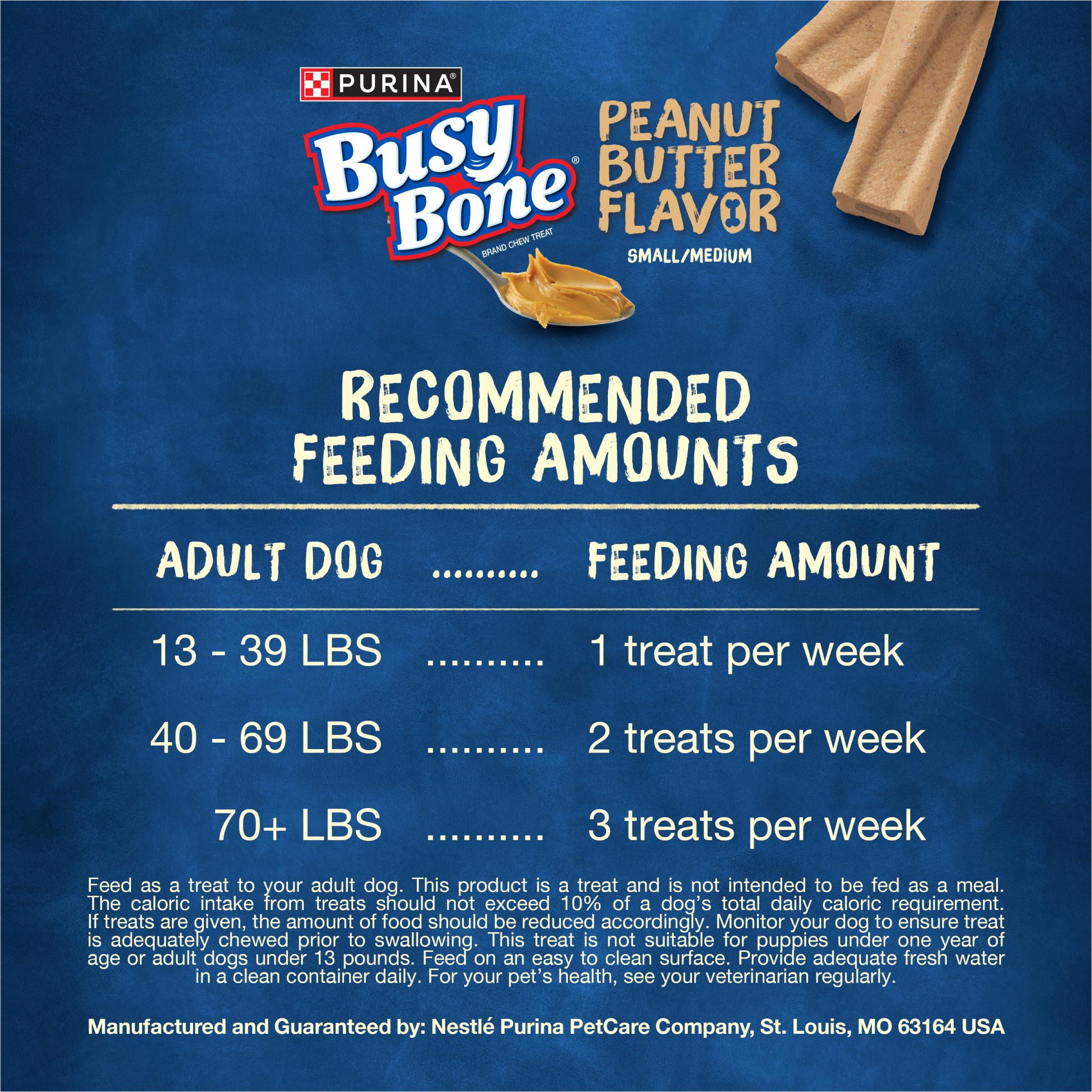 Purina Busy Bone Adult Dog Chew Bone Treats, Peanut Butter - 10 ct. Pouch - Image 10