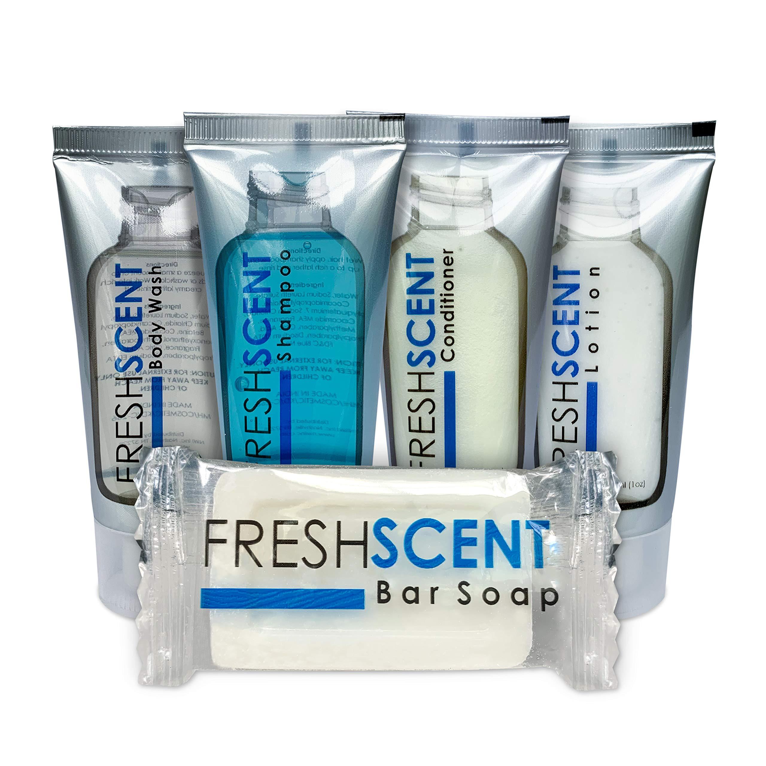 Freshscent 0.5 oz Bar Soap [100 Pack] Hotel Travel Size, Individually Wrapped, Vegetable Based, Bulk Amenities and Toiletries for Hospitality - Image 4
