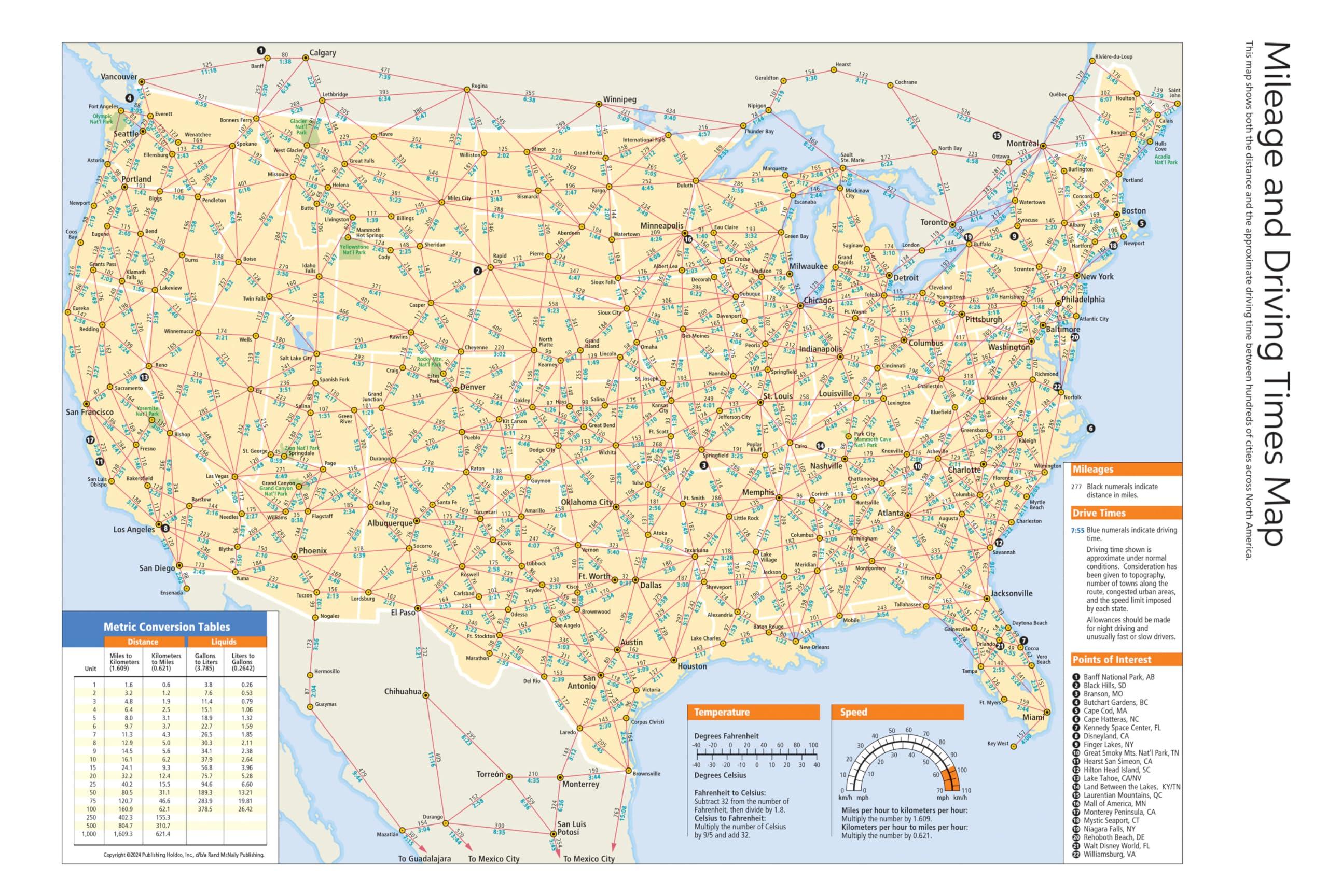 Rand McNally Road Atlas Large Scale 2025: United States, Canada, Mexico (Rand McNally Large Scale Road Atlas USA) - Image 15