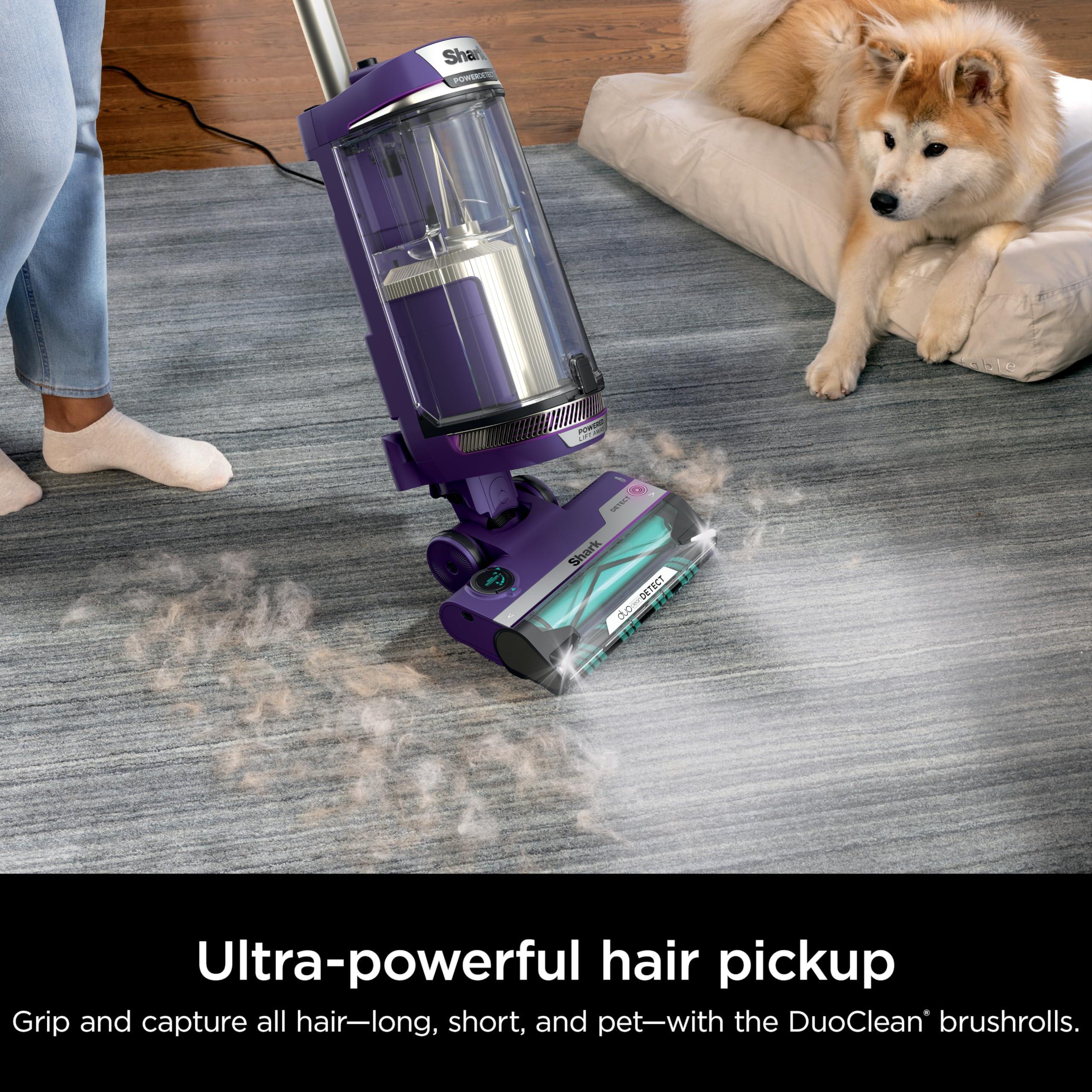 Shark POWERDETECT Upright Vacuum Cleaner with HEPA Filter, Heavy Duty Vacuum with Powerful Suction for Pet Hair Pickup, DuoClean Technology, Powered Lift-Away, Ideal for Carpets & Hardfloors, AZ4002 - Image 8