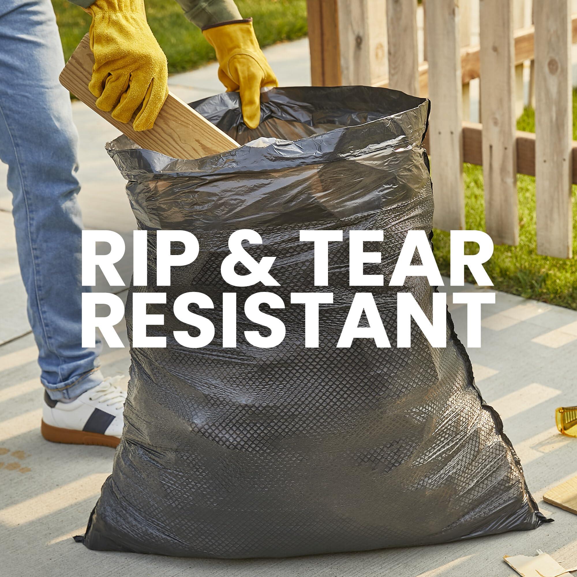 Glad ForceFlex Heavy Duty Large Drawstring Trash Bags, Hold 80+ lb, 30 Gal, 50 Ct (Package May Vary) - Image 6