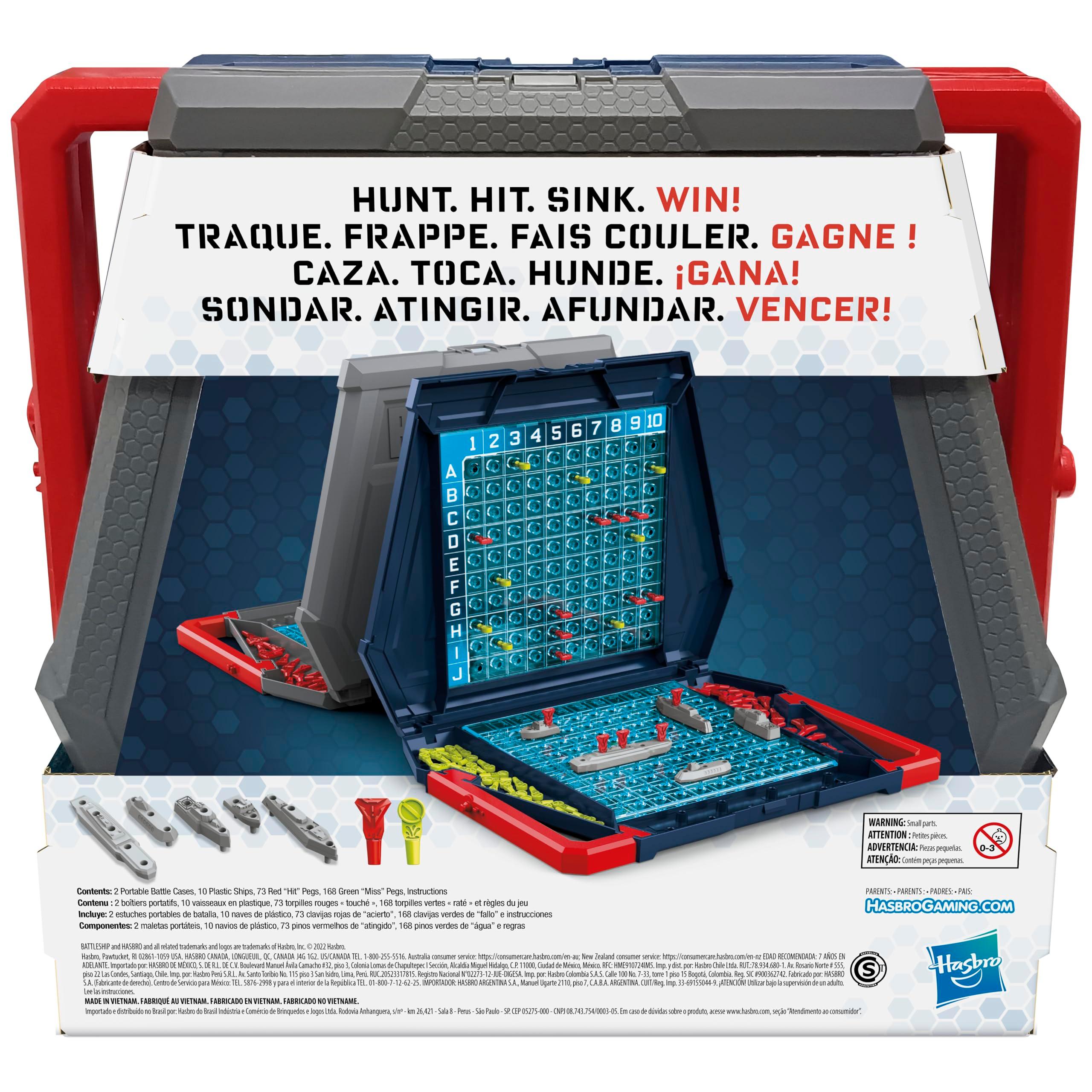 Battleship Classic Board Game | Strategy Games for Kids and Adults | Ages 7+ | 2 Players | Fun Kids Games | Family Games - Image 5