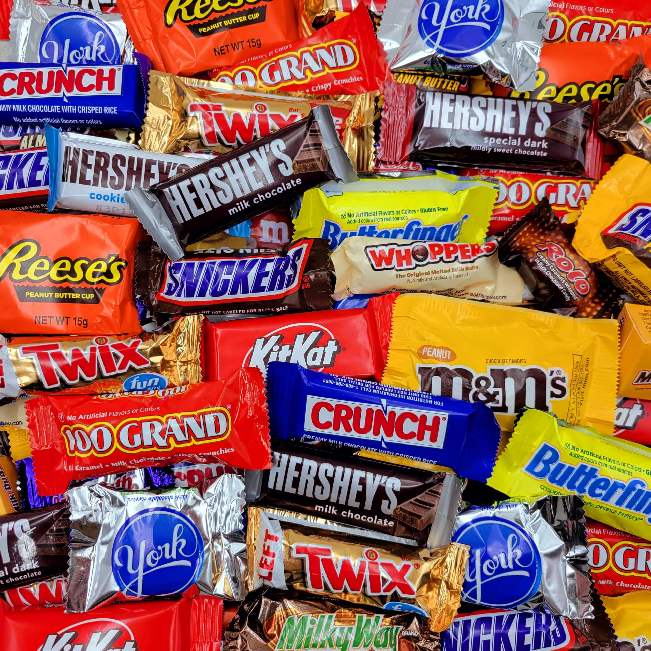 Assorted Chocolate Candy Variety Pack - 5lb Chocolate Candy Individually Wrapped - Bulk Chocolate Assortment Great for Party Favors, Sharing and Snacking - Chocolate Candy Bulk Pack - 5 Pounds - Image 2