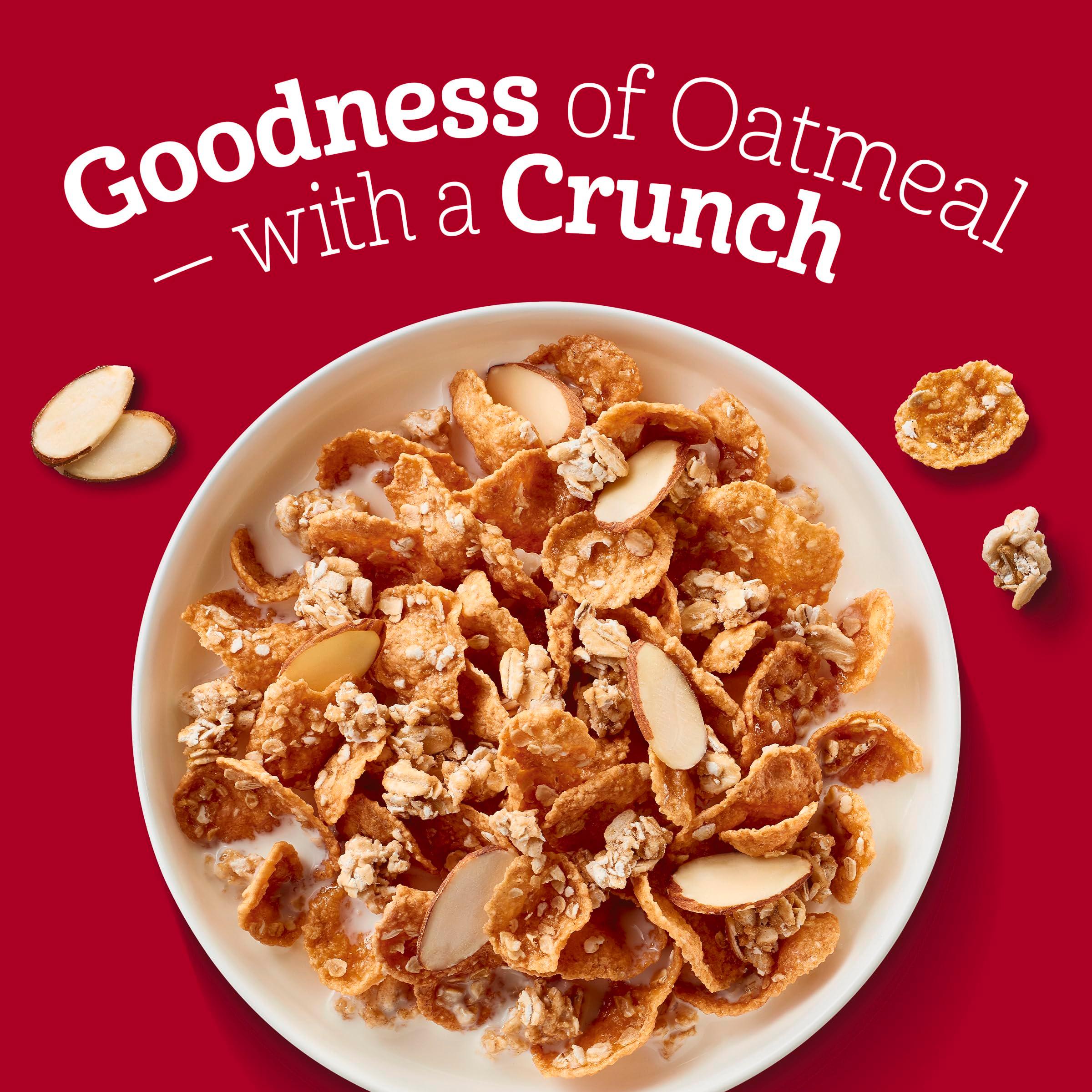 Oatmeal Crisp Heart Healthy Cereal, High Fiber Cereal Made with Whole Grain, 19.7 oz - Image 6