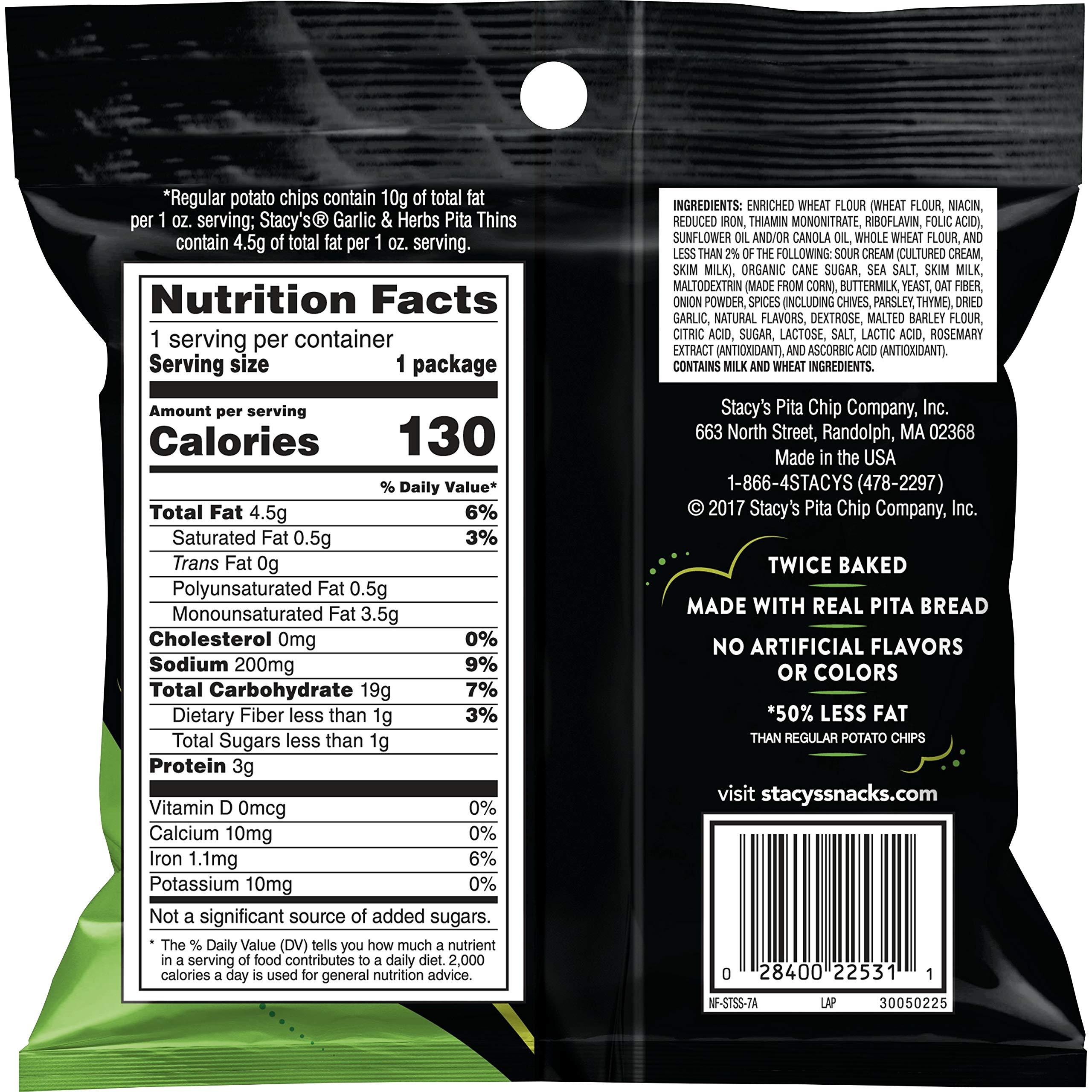 Stacy's Flavored Pita Chips, 1 Ounce (Pack of 24) - Image 3