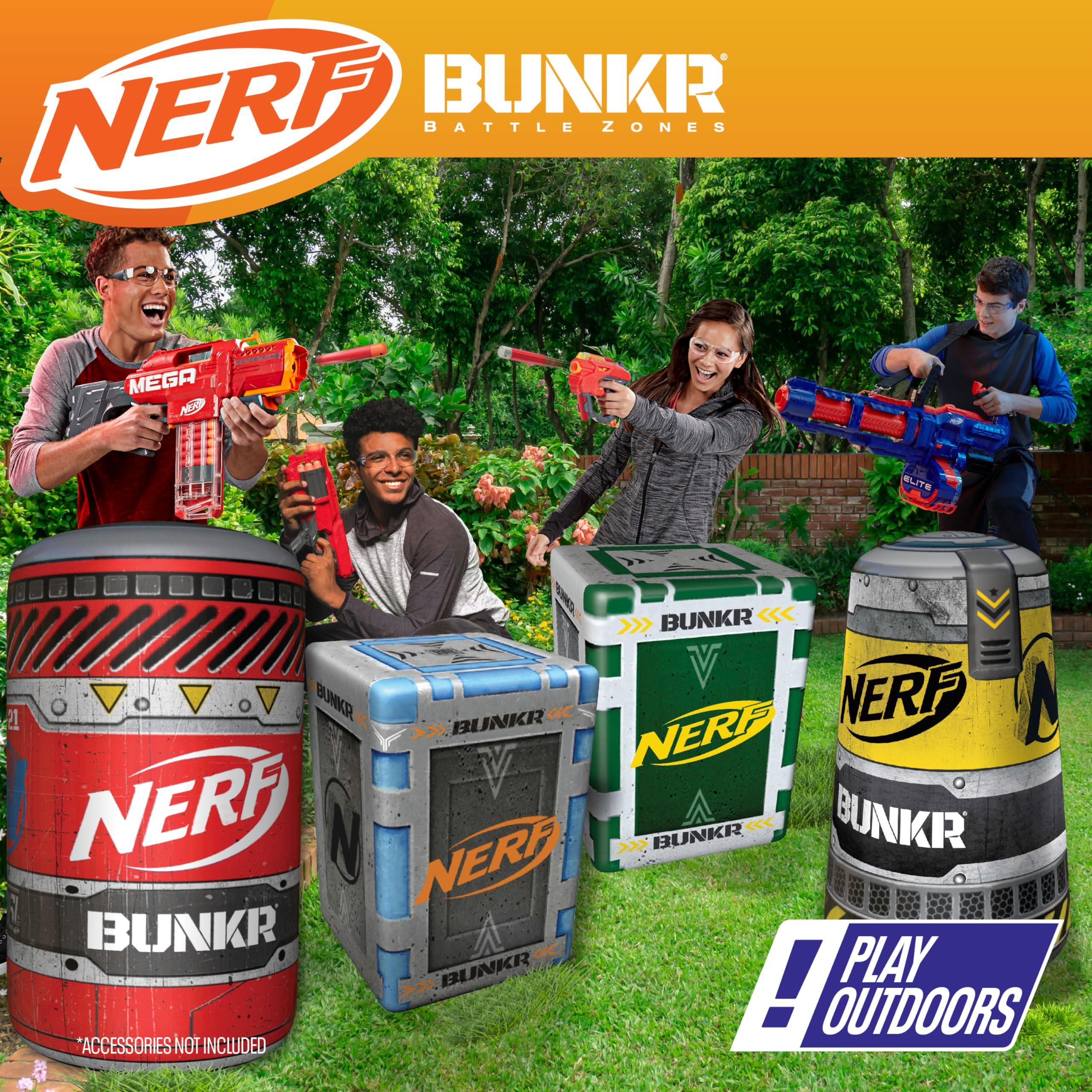 BUNKR Battle Zones NERF Nerf Competition Pack 4 Inflatable Bunkers for Combat, NERF War, Laser Tag, Blaster Battles - Image 10