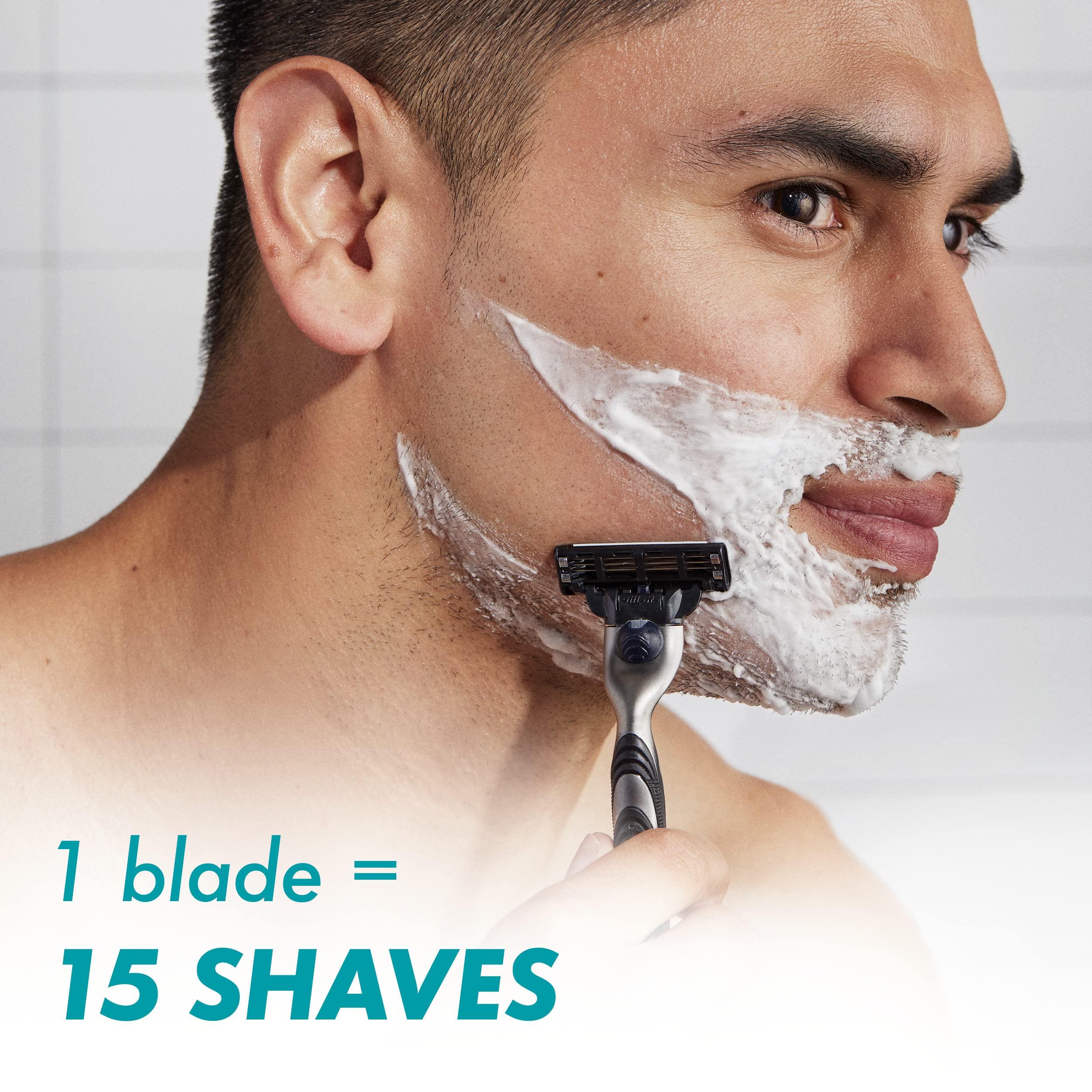 Gillette Mach3 Razor Refills for Men, 8 Razor Blade Refills - Image 3