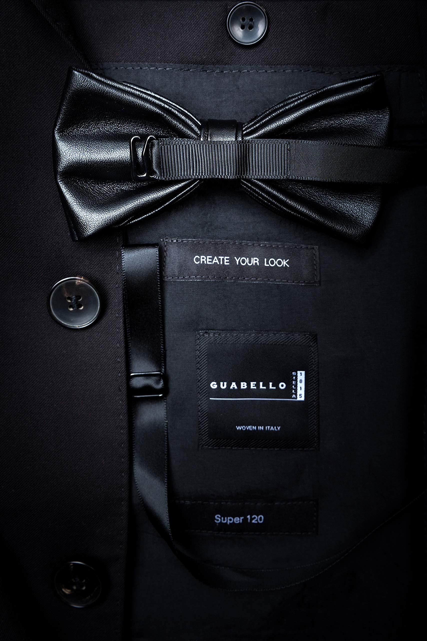RBOCOTT Handmade Feather Pre-tied Bow tie and Brooch Sets for Men - Image 3