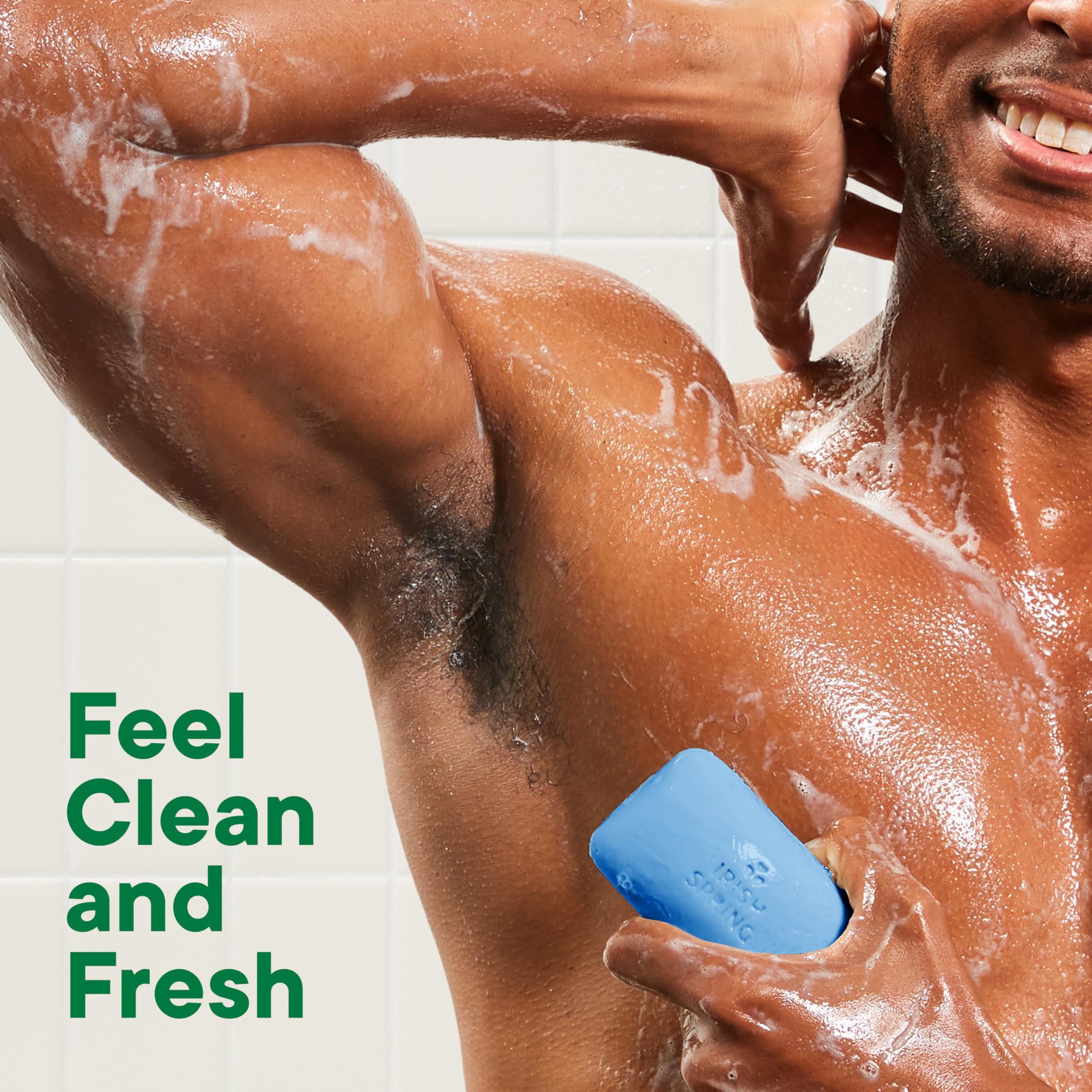 Irish Spring Icy Blast Bar Soap for Men, Mens Soap, Smell Fresh and Clean 12 Hours, Men Bars Washing Hands Body, Mild Skin, Recyclable Carton, 24 Pack, 3.7 Oz - Image 5