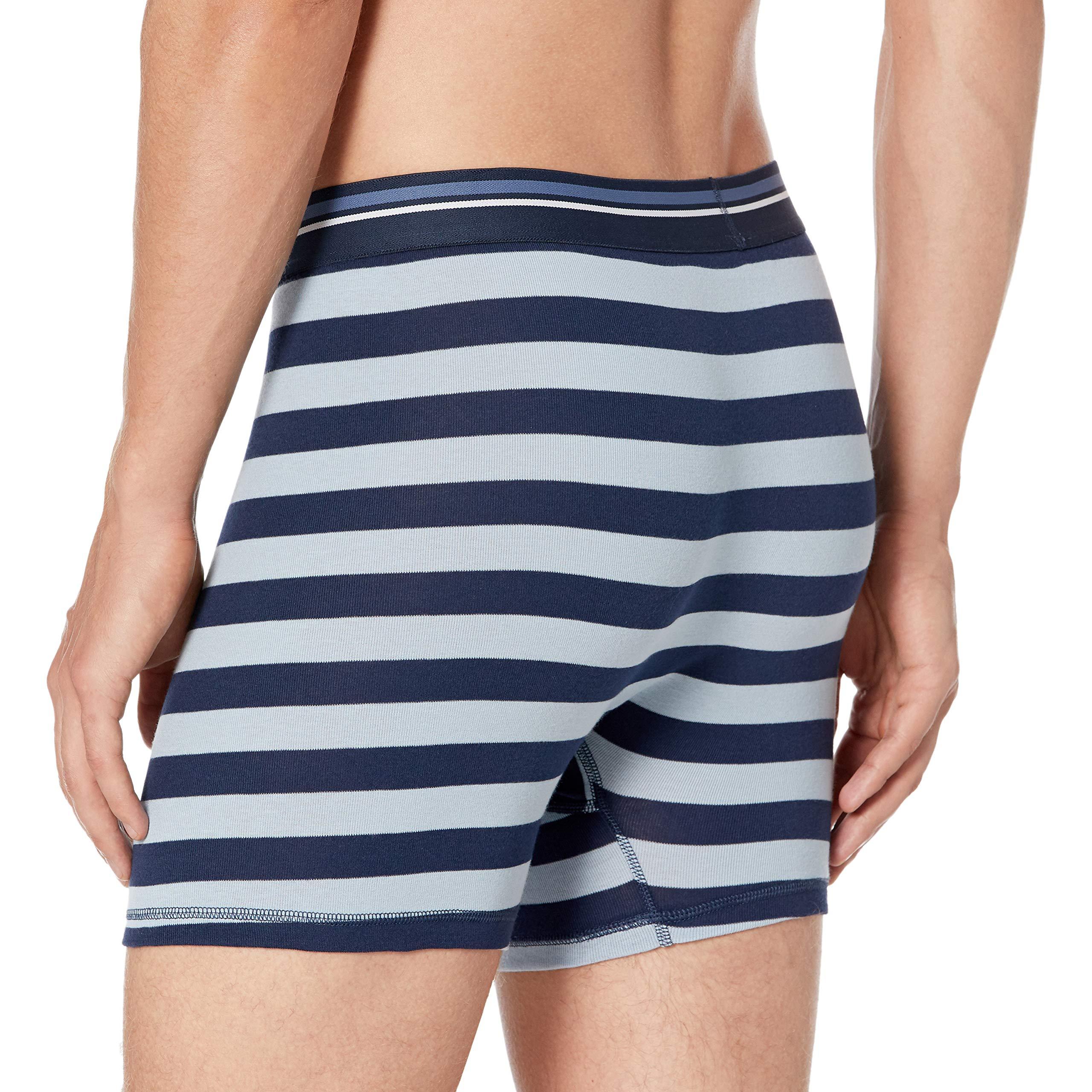 Amazon Essentials Men's Underwear Boxer Briefs, Comfortable Cotton, Tag-Free, Pack of 5 - Image 4
