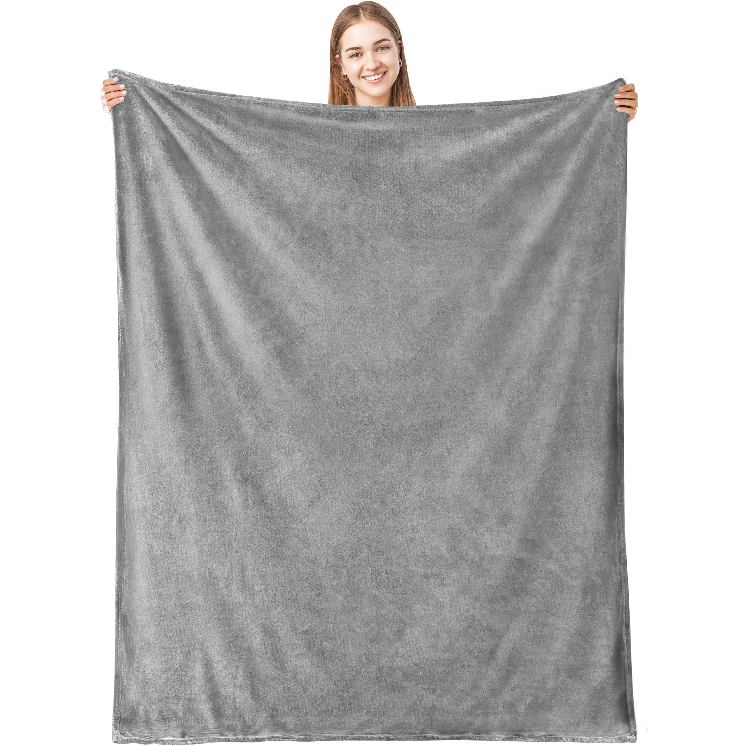 65" 50" Gray Throw Blanket for Mom - Christmas or Birthday Gift from Daughter or Son - Image 7