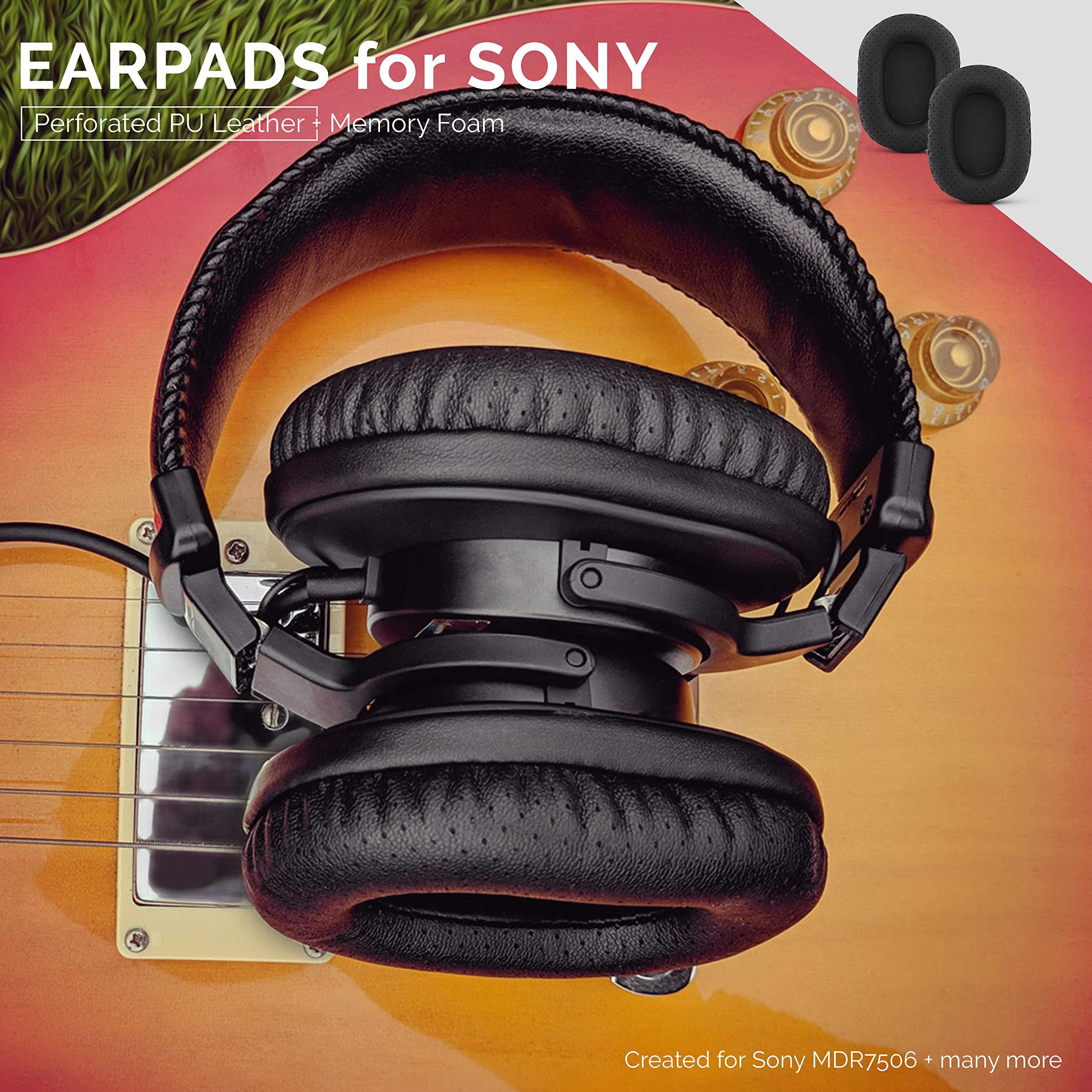 Brainwavz Perforated Replacement Earpads for Sony MDR 7506, V6 & CD900ST with Memory Foam Ear Pad & Suitable for Other On Ear Headphones (Black) - Image 4