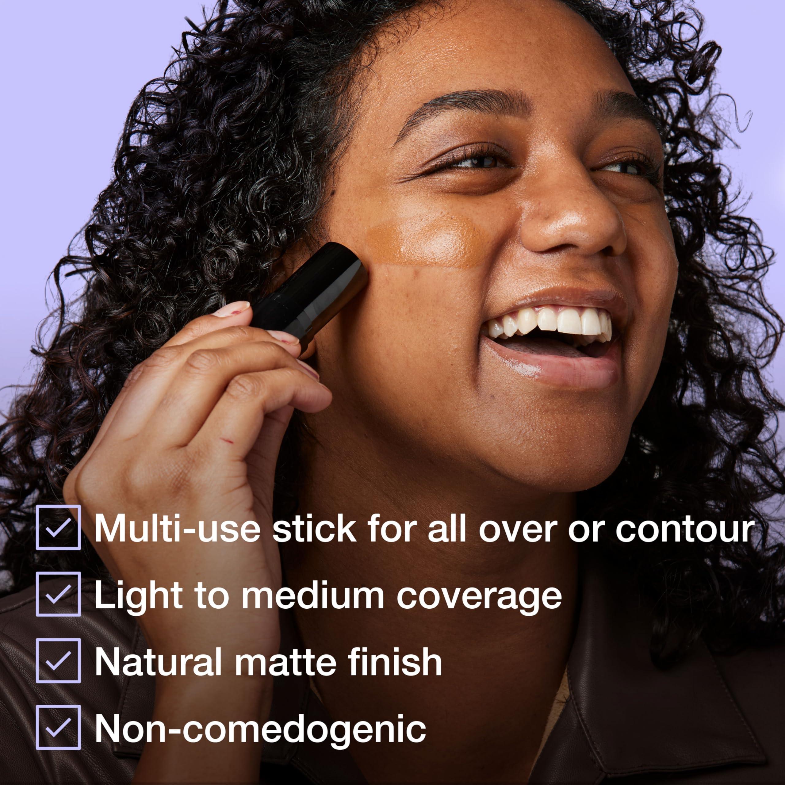 Maybelline Fit Me Shine-Free + Balance Foundation Stick, Multi-Use Face Makeup and Contour Stick For Natural, Matte Coverage, Ivory, 1 Count - Image 4