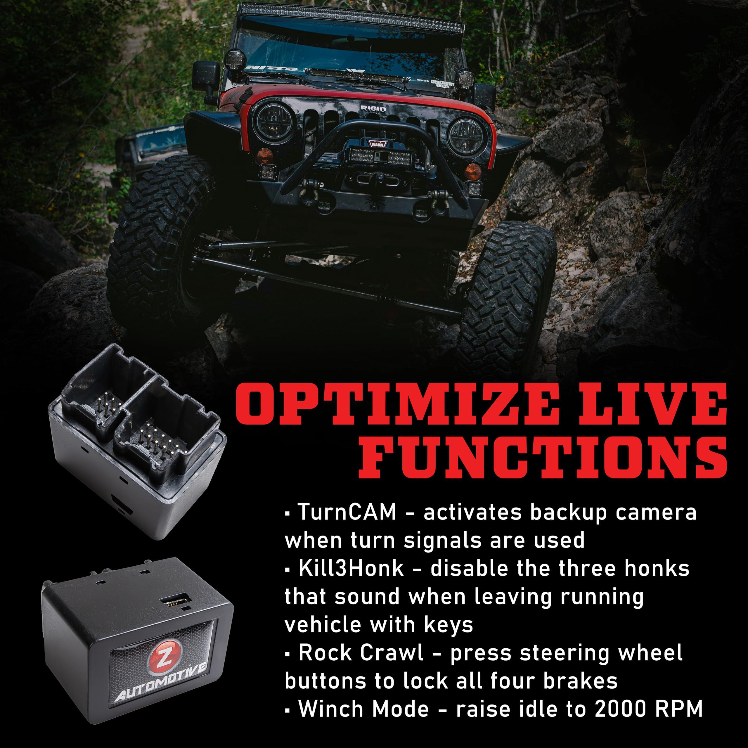 Z Automotive Tazer Mini Programmer | Fits 2018-2024 Jeep Wrangler JL and Gladiator JT | Customize Over 70 Settings | Activates Anti-Theft Pin Lock, Rock Crawl, Winch Mode and More! - Image 5