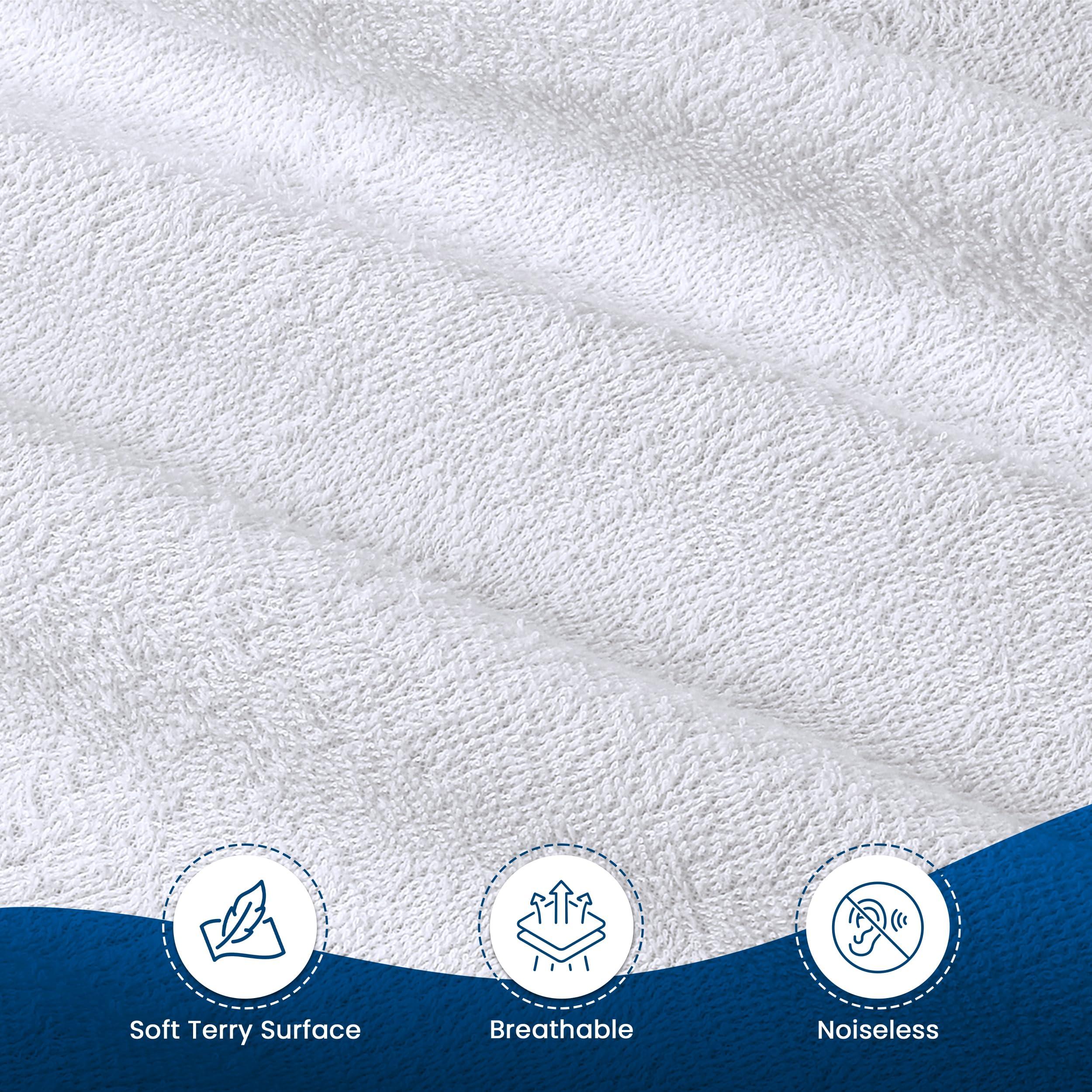 Utopia Bedding Waterproof Mattress Protector Twin Size, Premium Terry Mattress Cover 200 GSM, Breathable, Fitted Style with Stretchable Pockets (White) - Image 8