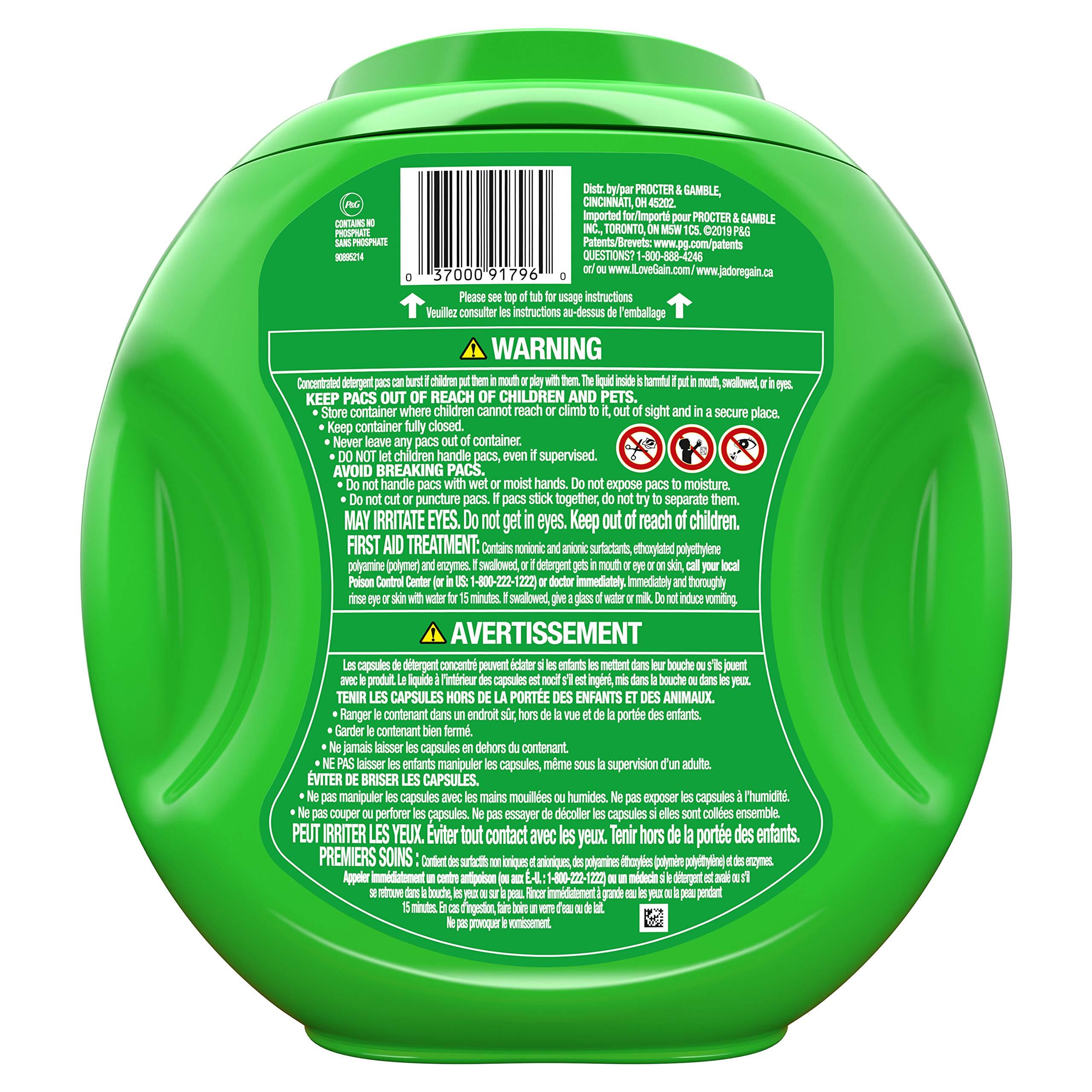 Gain flings! Laundry Detergent Soap Pods, High Efficiency (HE), Moonlight Breeze Scent, 81 Count - Packaging May Vary - Image 4