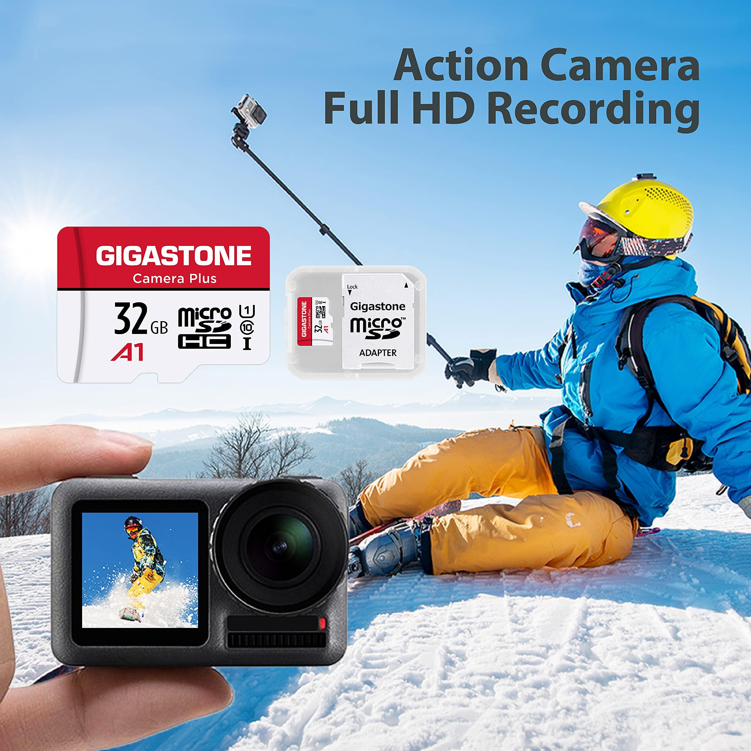 GIGASTONE 32GB Micro SD Card 5-Pack, MicroSDHC Memory Cards for Security Cameras, Wyze Cam, Roku, Full HD Video Recording, UHS-I U1 A1 Class 10, up to 90MB/s, with Adapter - Image 3