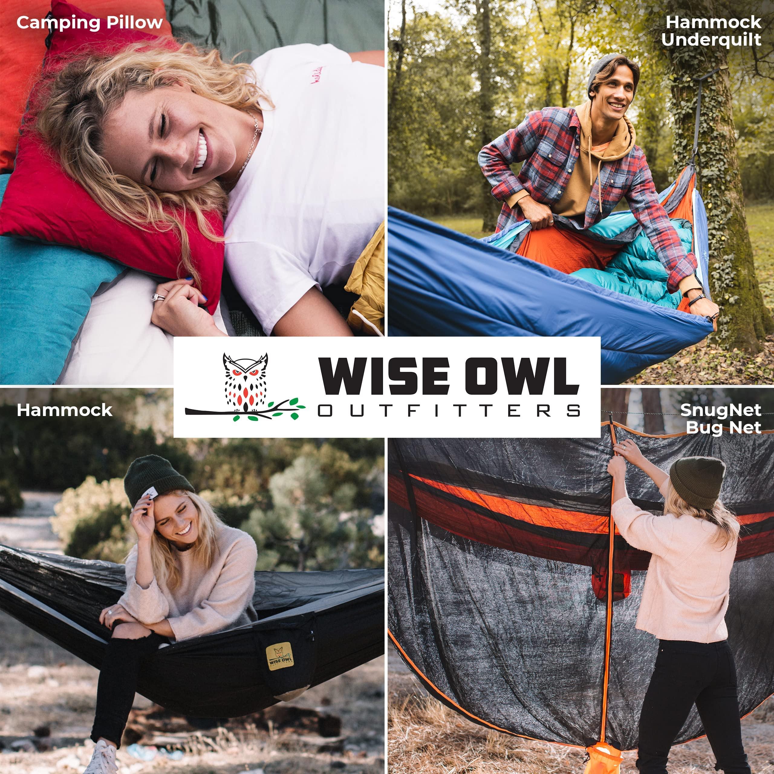 Wise Owl Outfitters Hammock for Camping Hammocks Gear for The Outdoors Backpacking Survival or Travel - Portable Lightweight Parachute Nylon - Up to 500lbs - Image 8