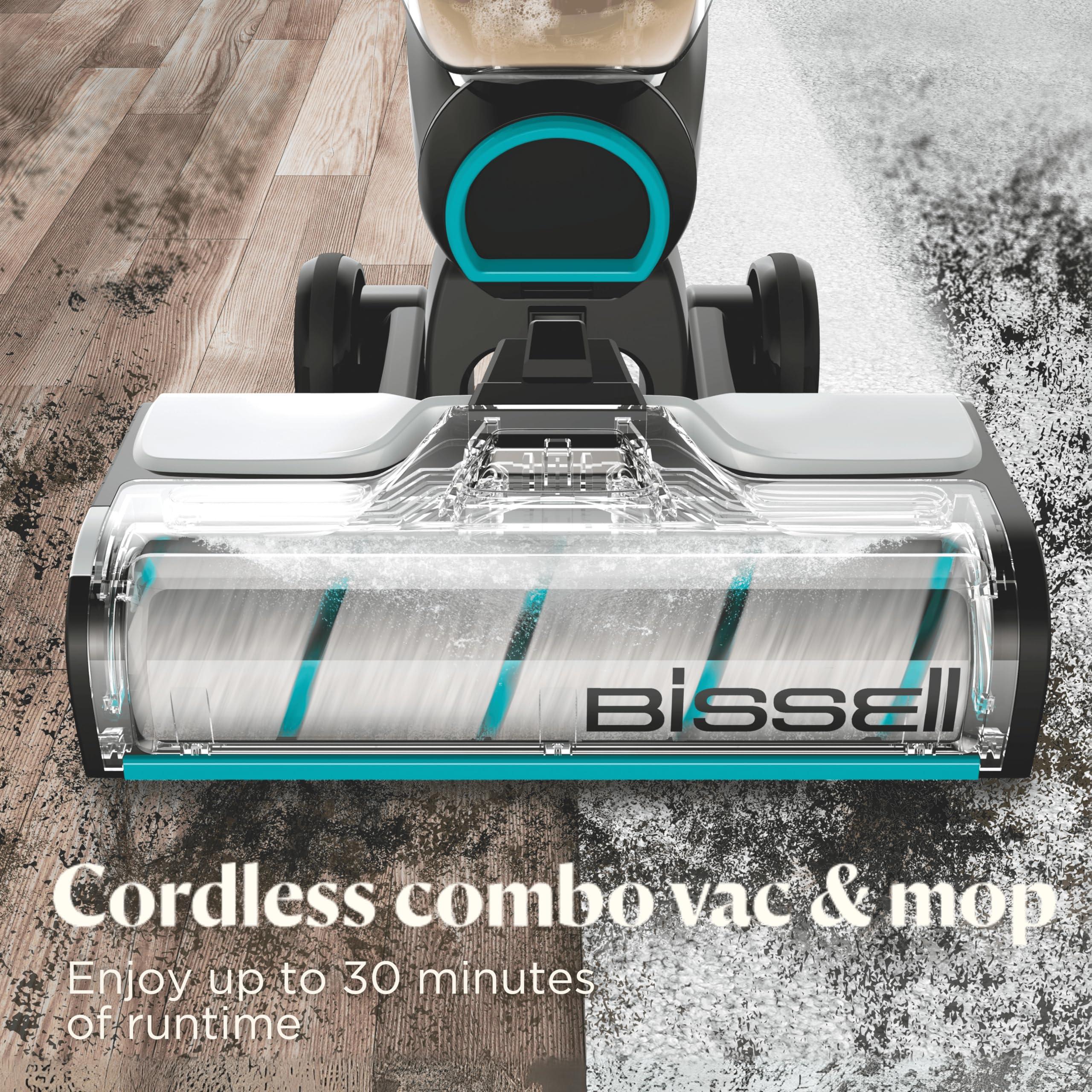 Bissell CrossWave Cordless Max Vacuum Mop All in One Wet and Dry Vac Combo Hard Floor Cleaner and Area Rugs, Cordless Mop, Pack-in Formulas Included, 2554A - Image 3