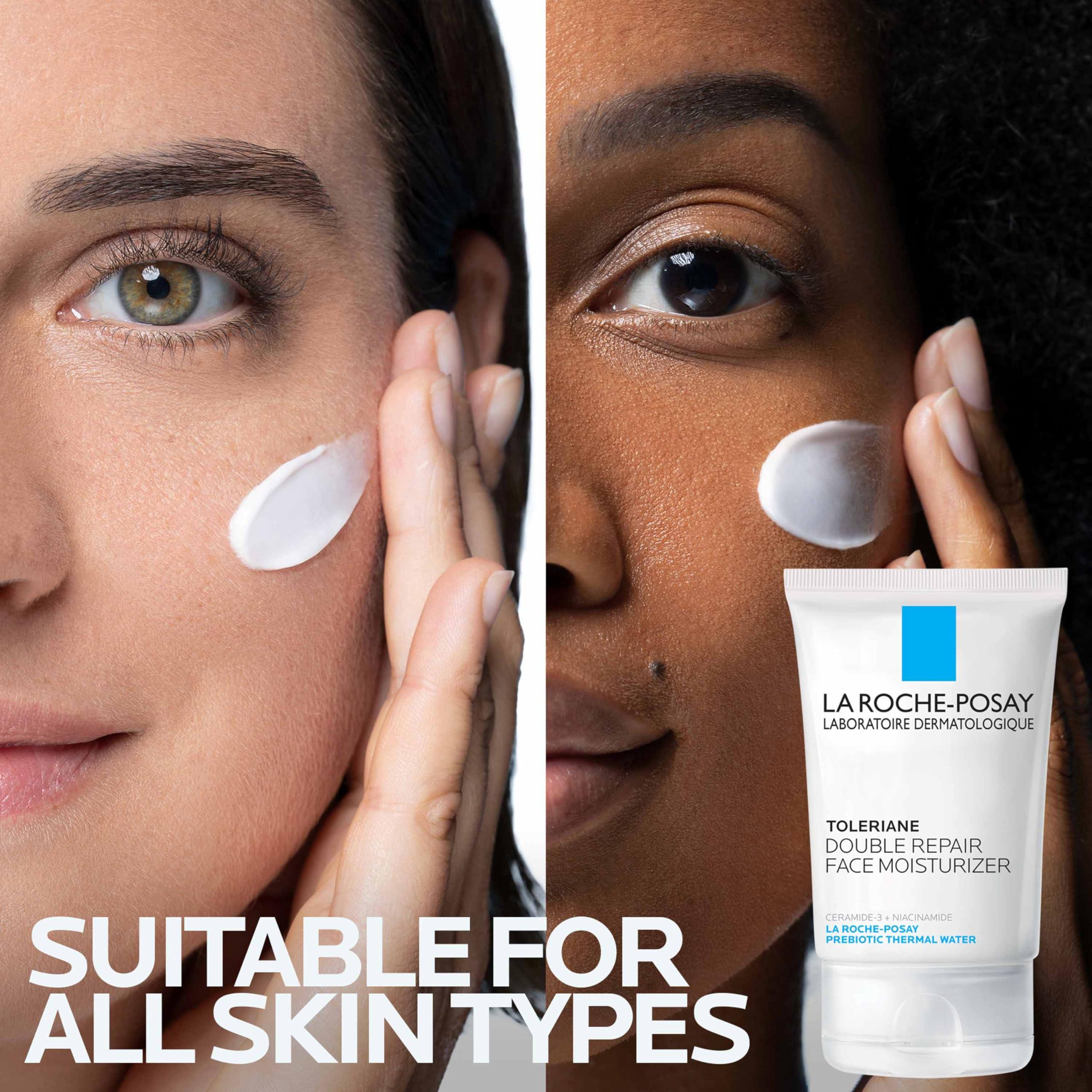 La Roche Posay Toleriane Double Repair Face Moisturizer, Daily Moisturizer Face Cream with Ceramide and Niacinamide for All Skin Types, Oil Free, Fragrance Free - Image 6