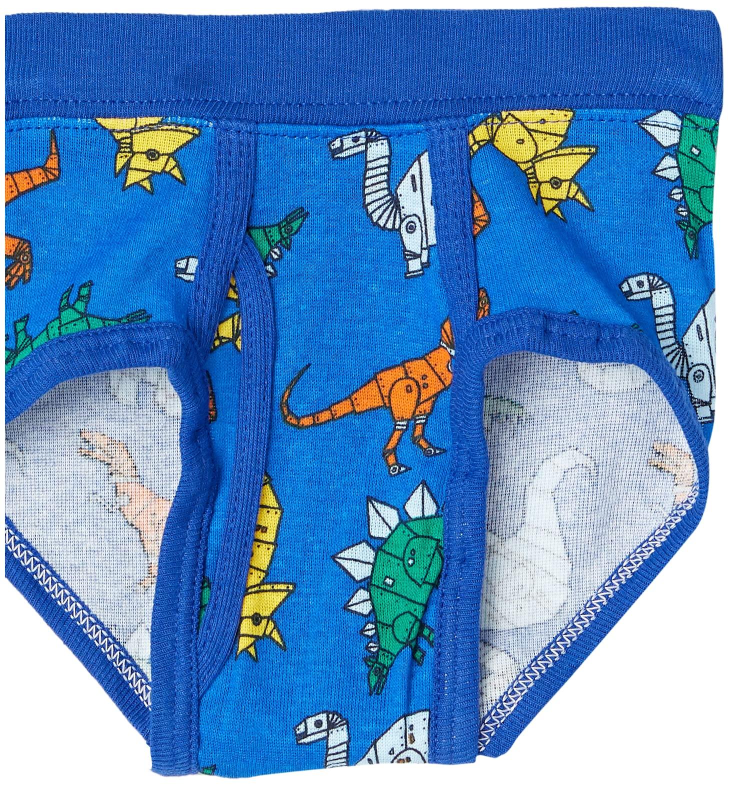 Hanes Toddler Boys' Briefs Pack, Dinosaur Printed Cotton Underwear, 10-Pack - Image 4