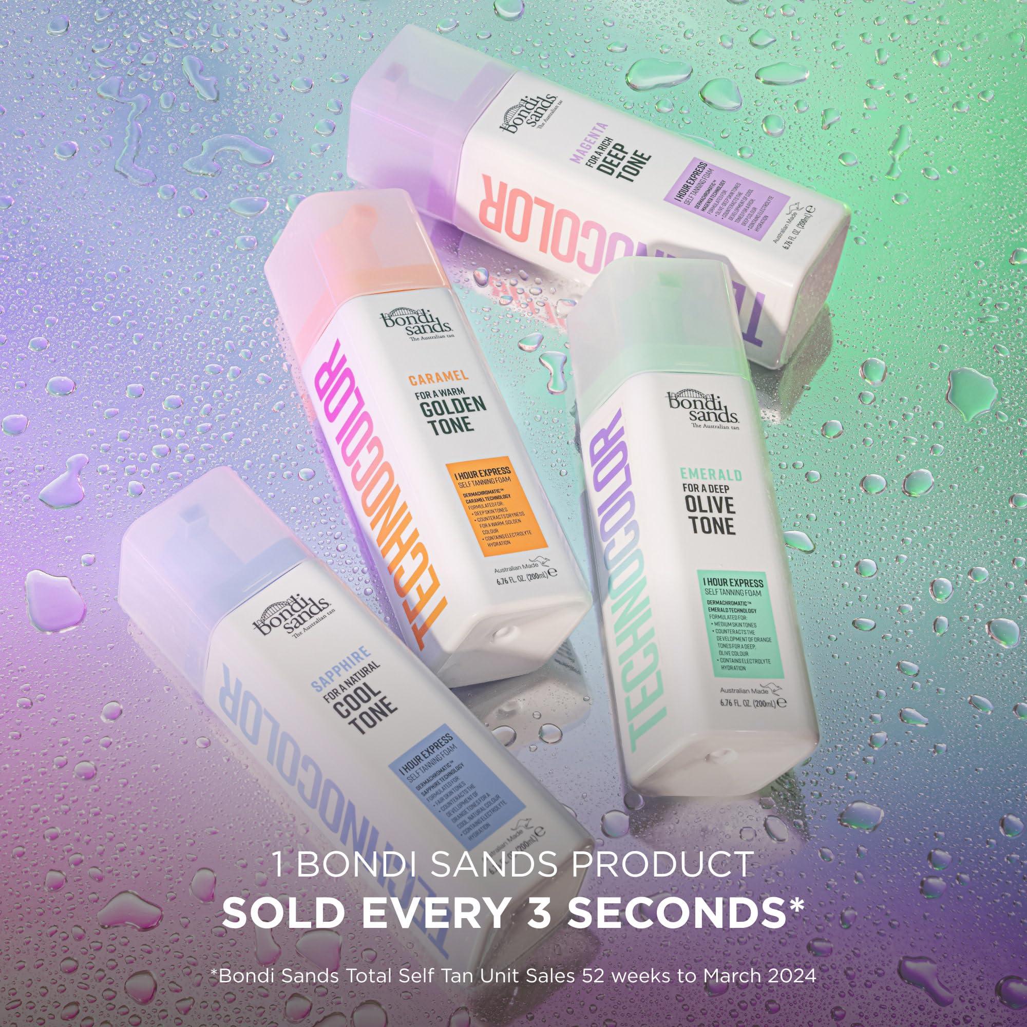 Bondi Sands Technocolor 1 Hour Express Self Tanning Foam, Innovative Formula, Hydrates for Natural Enhanced Skin Results, Available in 4 Shades - Image 7
