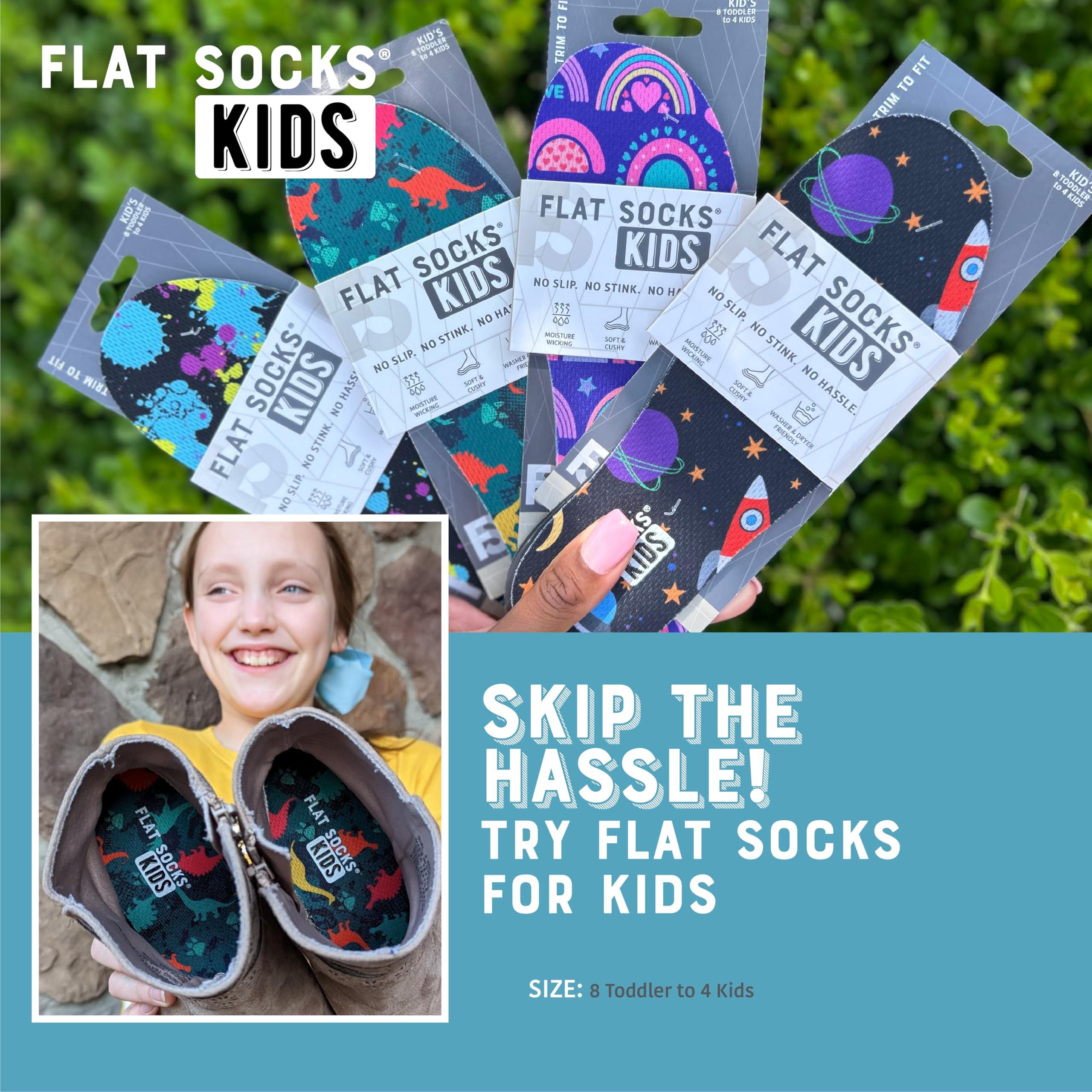 FLAT SOCKS No Show Socks, Sockless Shoe Liner, No Slipping, Odor Control, Washable Barefoot Shoe Insert - Image 8