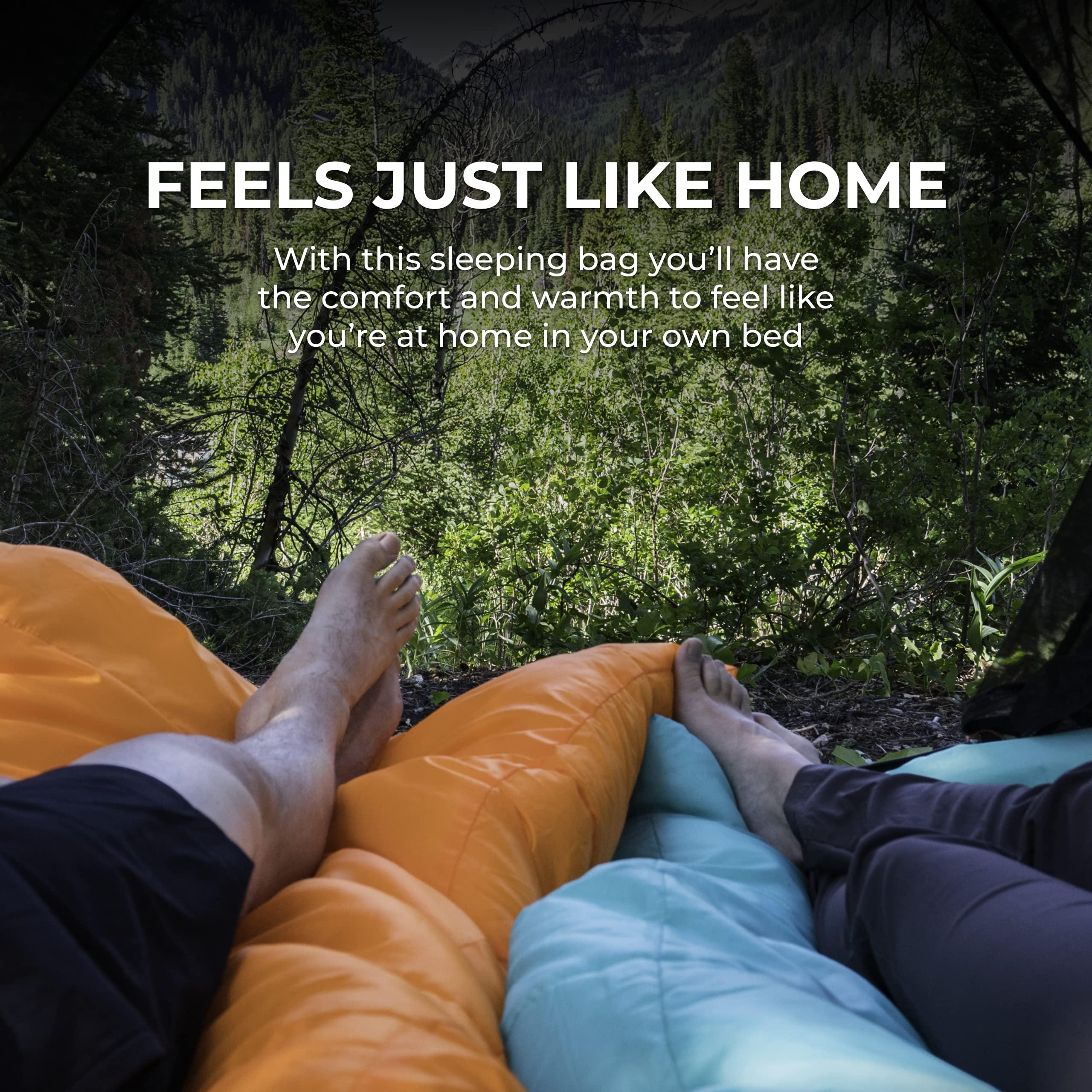 TETON Celsius XL, -25F, 20F, 0F Degree Sleeping Bags, All Weather Warm Sleeping Bag for Adults and Kids, Camping Season, Compression Sack Included - Image 7