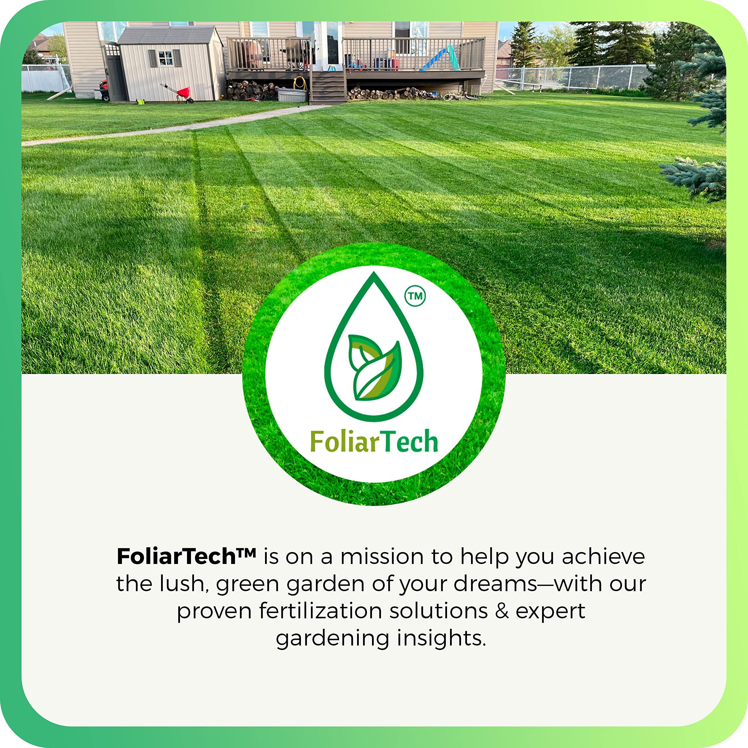 Humic Acid Organic Lawn Fertilizer - Fulvic Humic Mineral Blend for Trees, Shrubs, Ornamentals, Vegetables & Crops - Enhancer & Garden Soil Conditioner by FoliarTech, 1.1 Gallons - Image 9