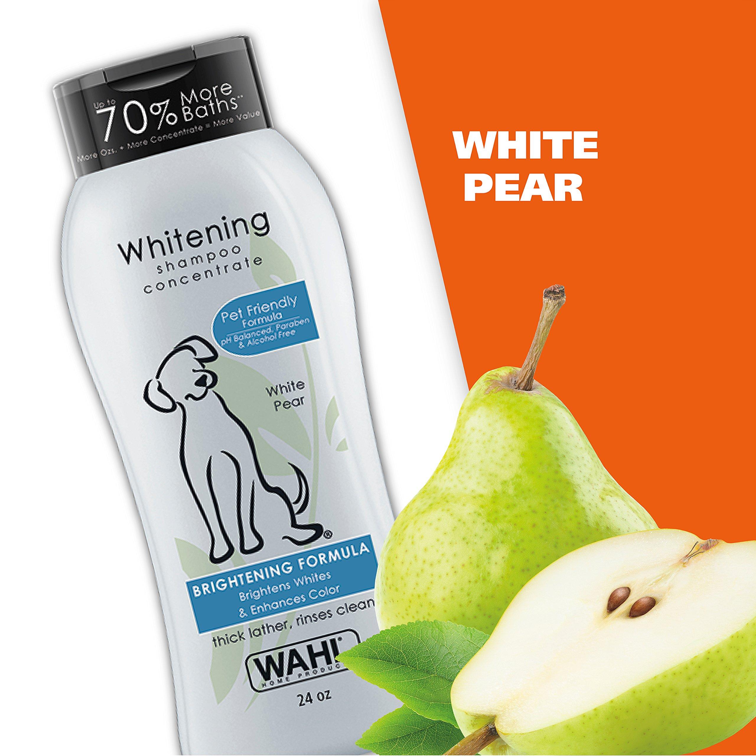 Wahl USA Whitening Shampoo White Pear scent for Pets – Whitening & Animal Odor Control with Silky Smooth Results for Grooming Dirty Dogs – 24 oz - Model 820001A - Image 5