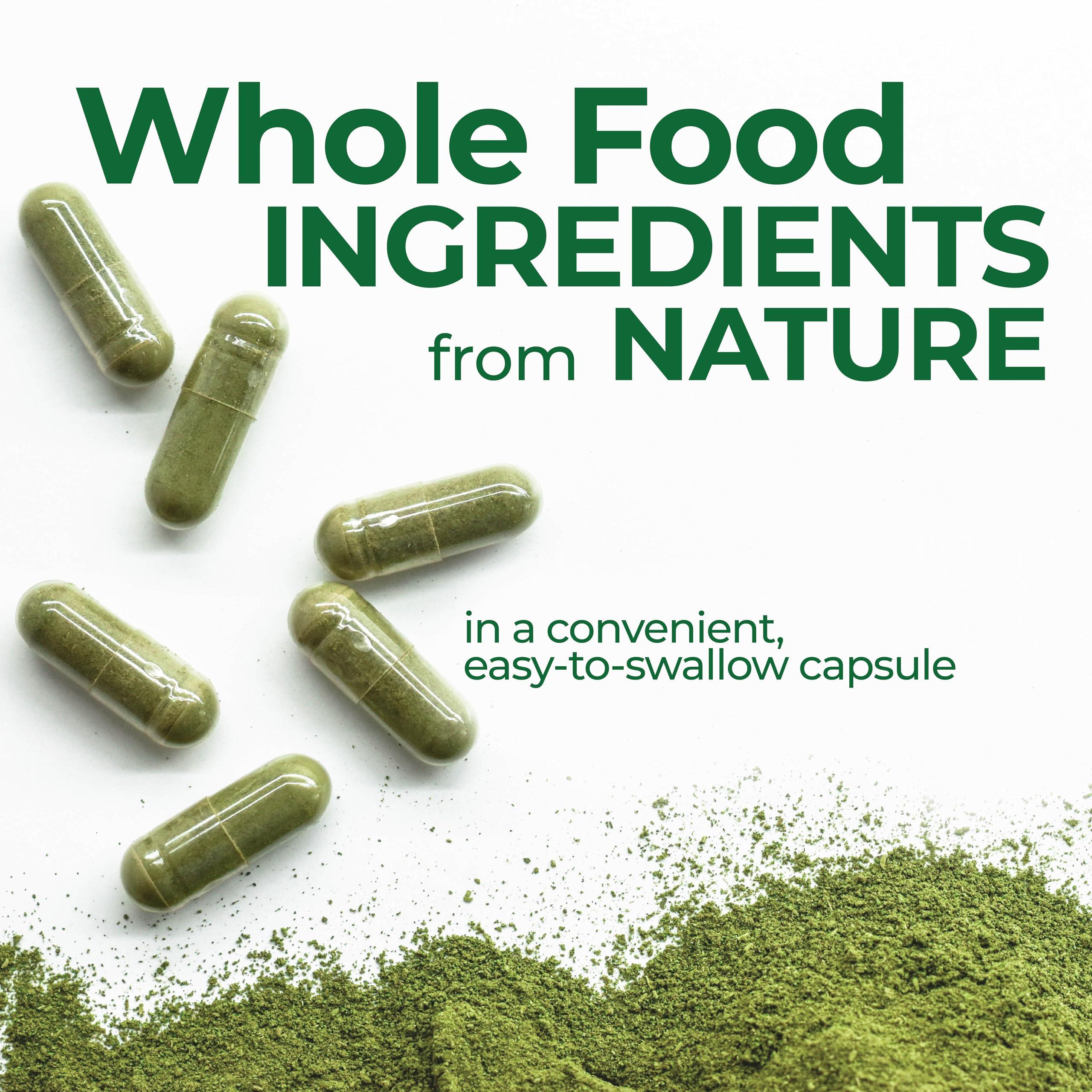 COUNTRY FARMS Super Greens Vegicaps, 32 Super Foods, Whole Food Supplement, Greens, Fruit, Vegetables, Mushrooms & Probiotics, Rich in Antioxidants & Phytonutrients, 60 Count, 30 Servings - Image 5