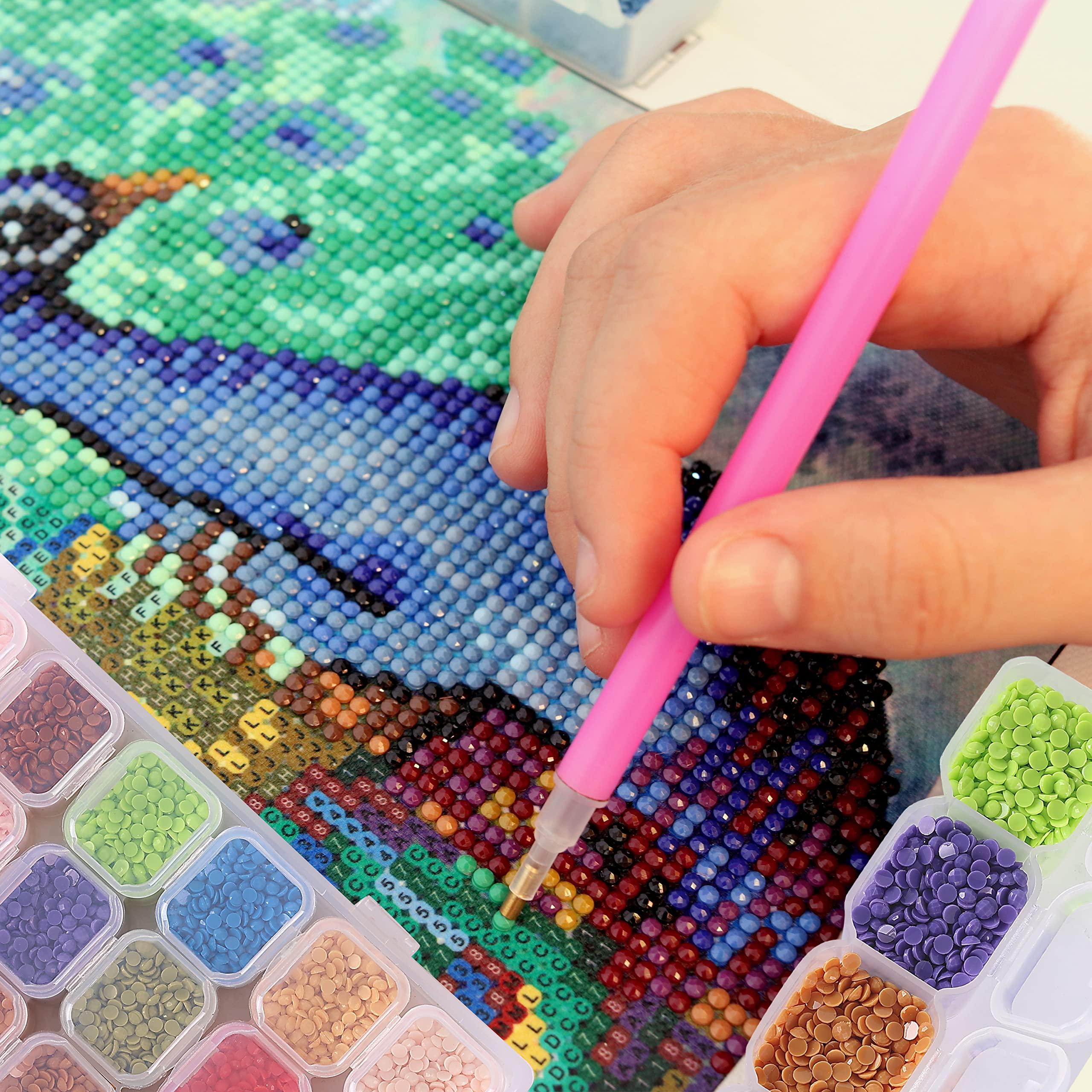 Mr. Pen-28 Grids, 2 Pack, Bead Storage Containers with 160pcs Label Stickers, Diamond Art, Bead Box, Diamond Painting Organizer - Image 8